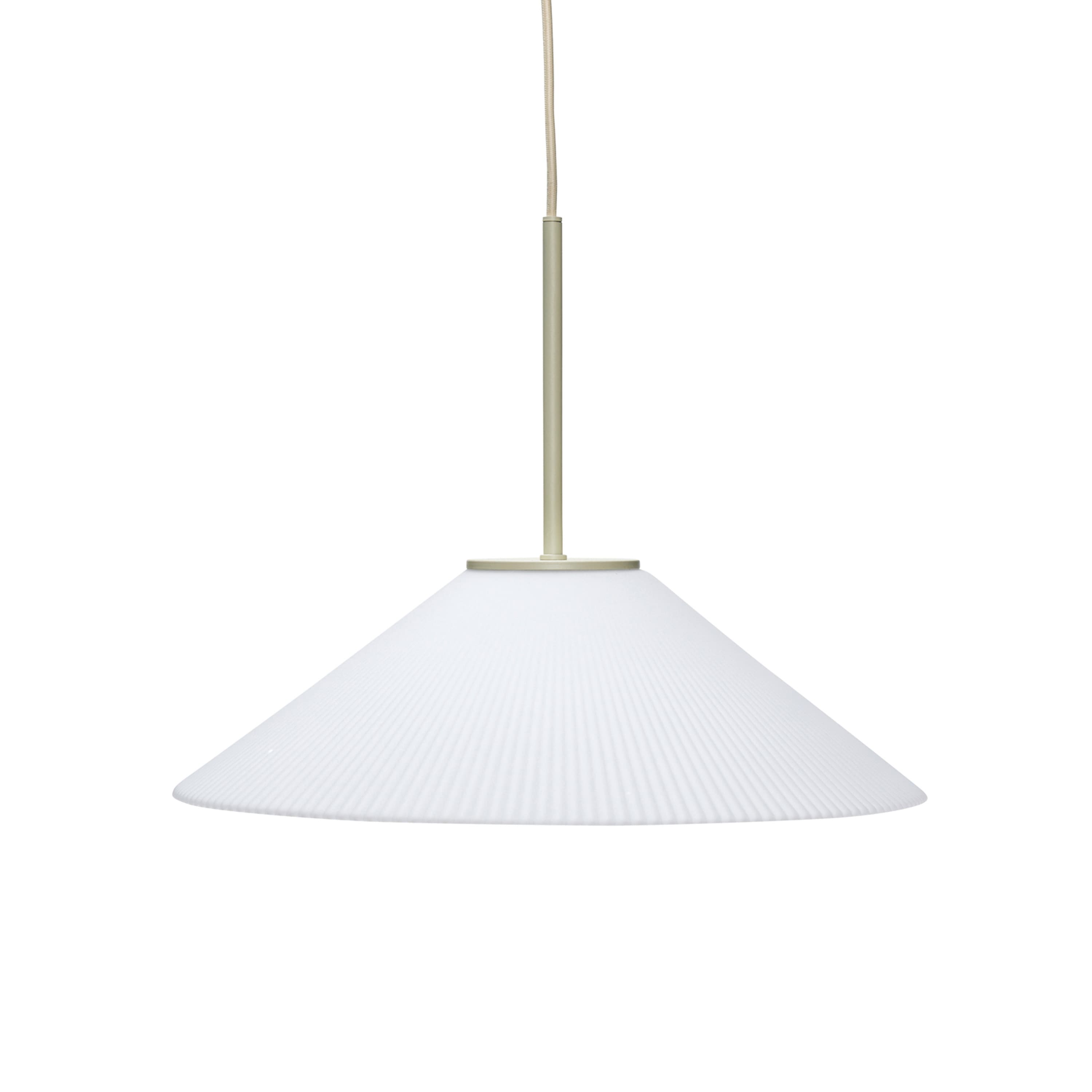 Solid Pendelleuchte White/Sand Ø44