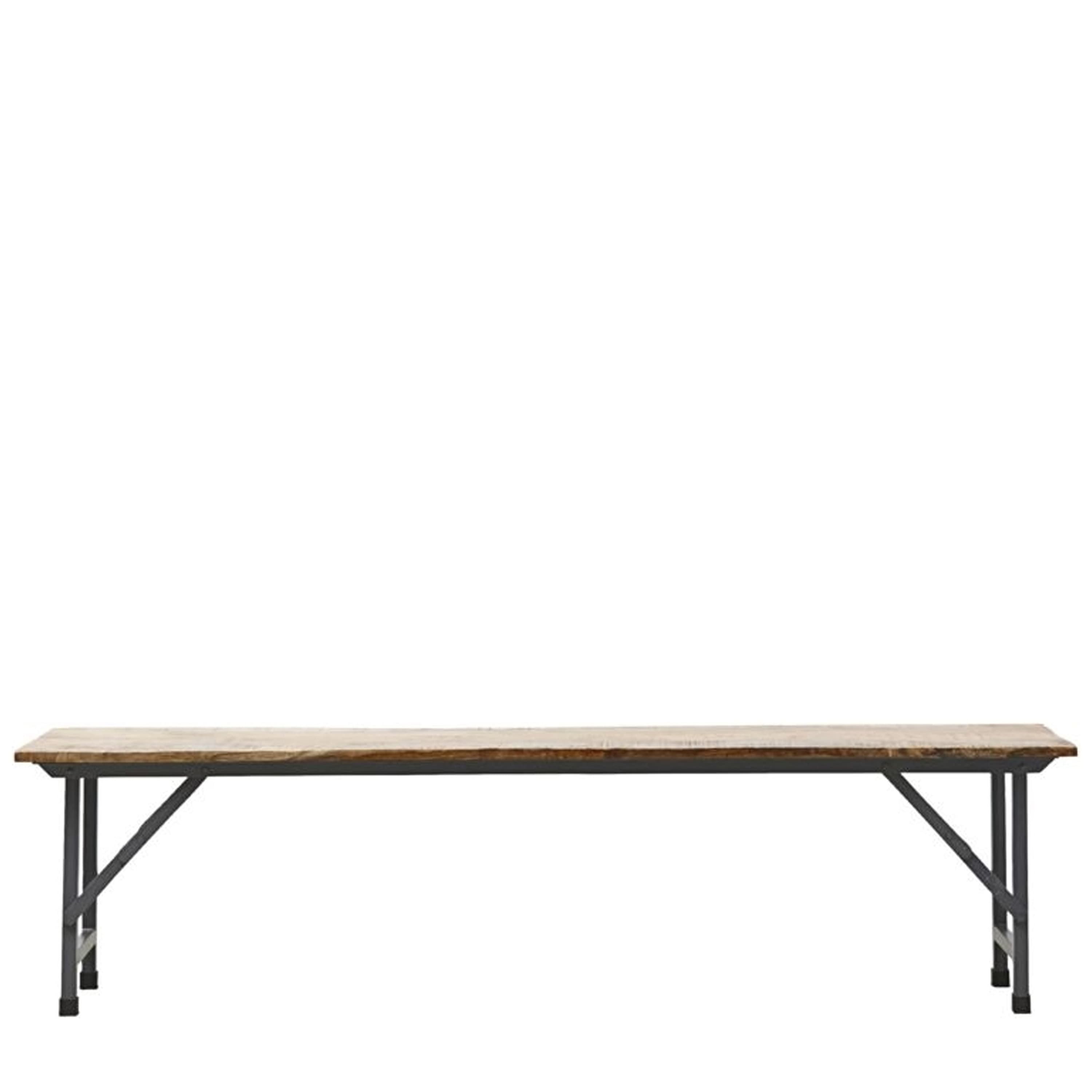 Party Bench Foldable Natural 180cm