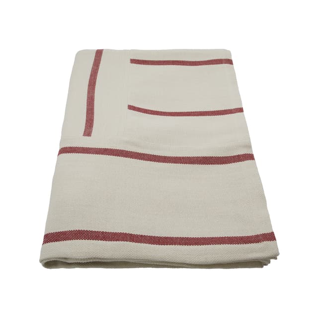 Nula Tagesdecke Off-White/Braun 240x160
