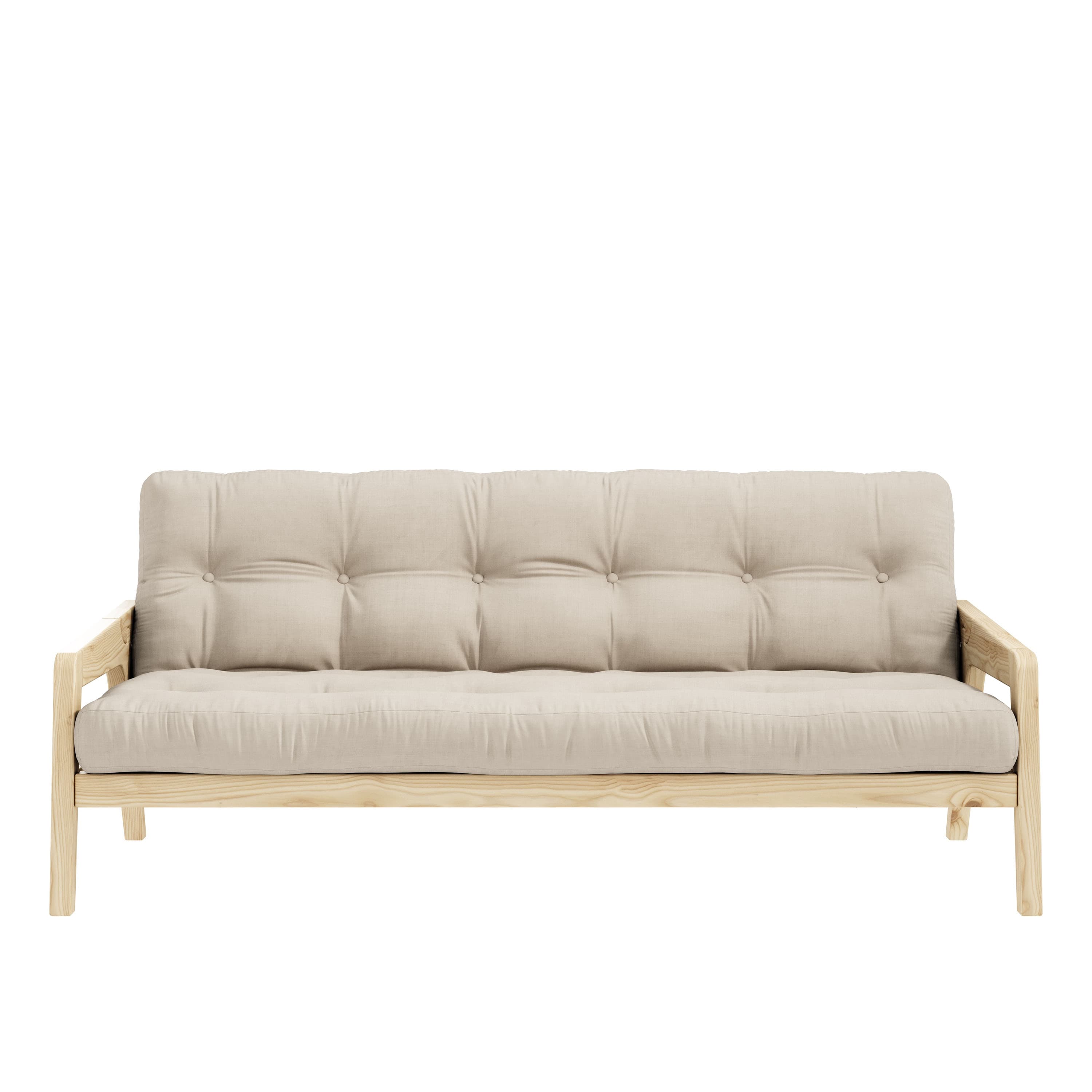 Grab Schlafsofa Natur/Beige 204cm
