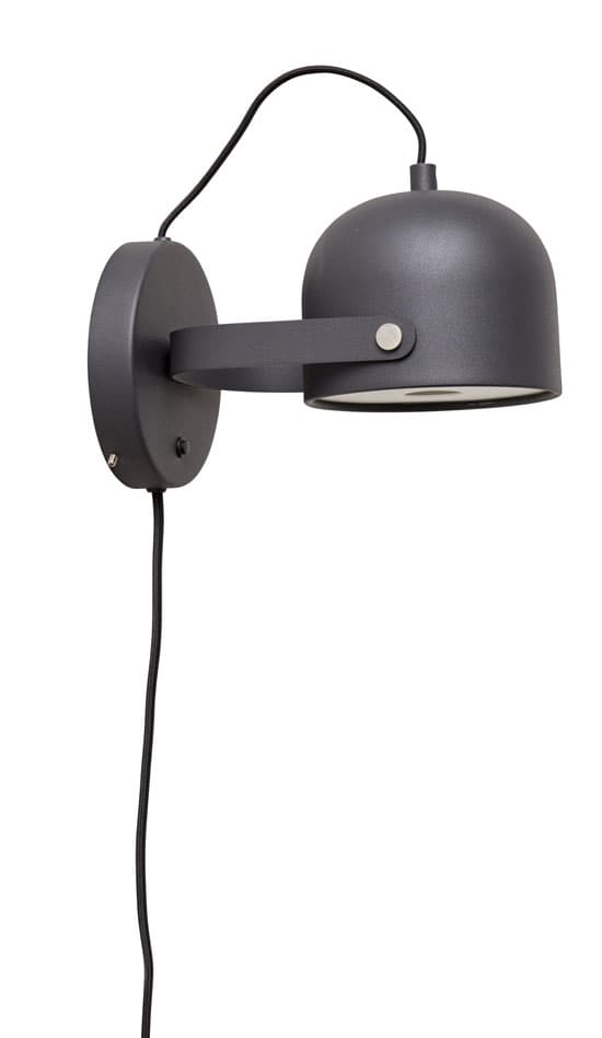Svejk 13 Wandleuchte Schwarz