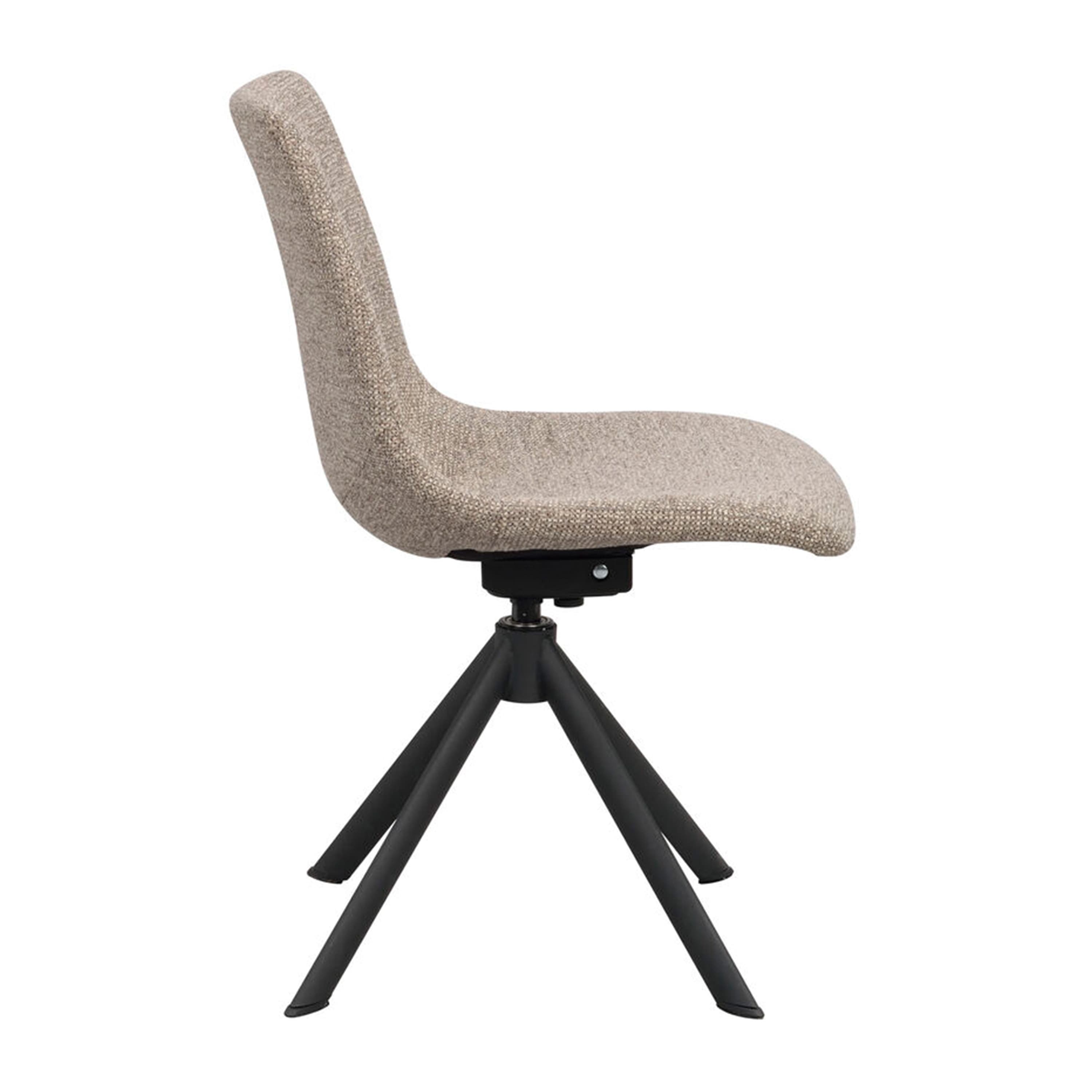 Dunmore Esszimmerstuhl Dunkelbeige/Schwarz