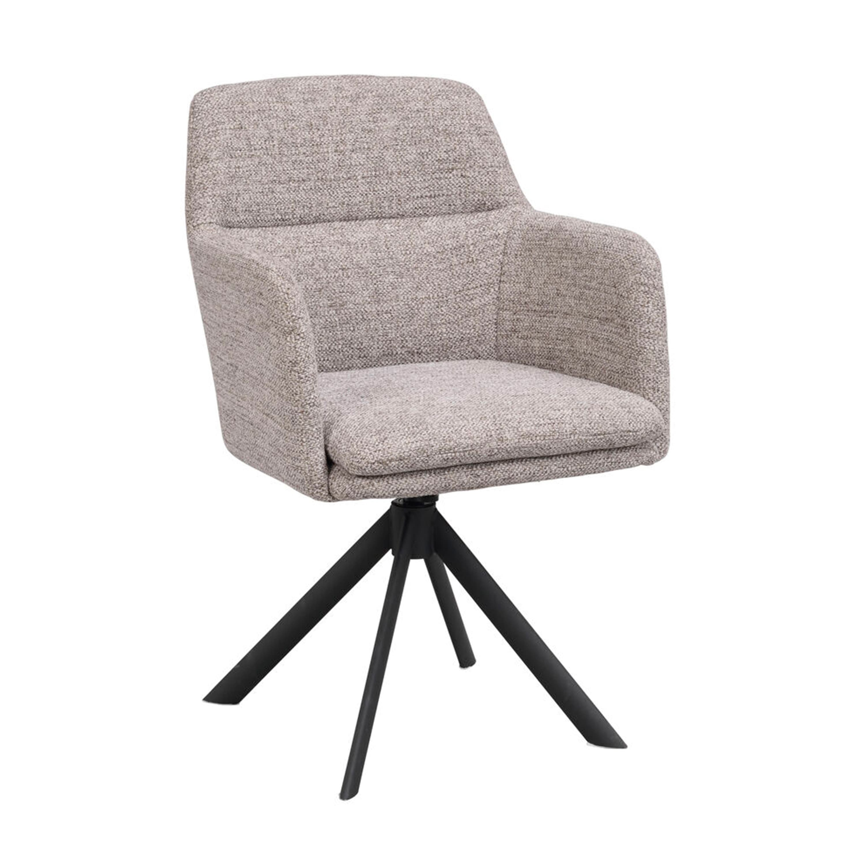 Gladstone Dining Armchair Dark Beige/Black