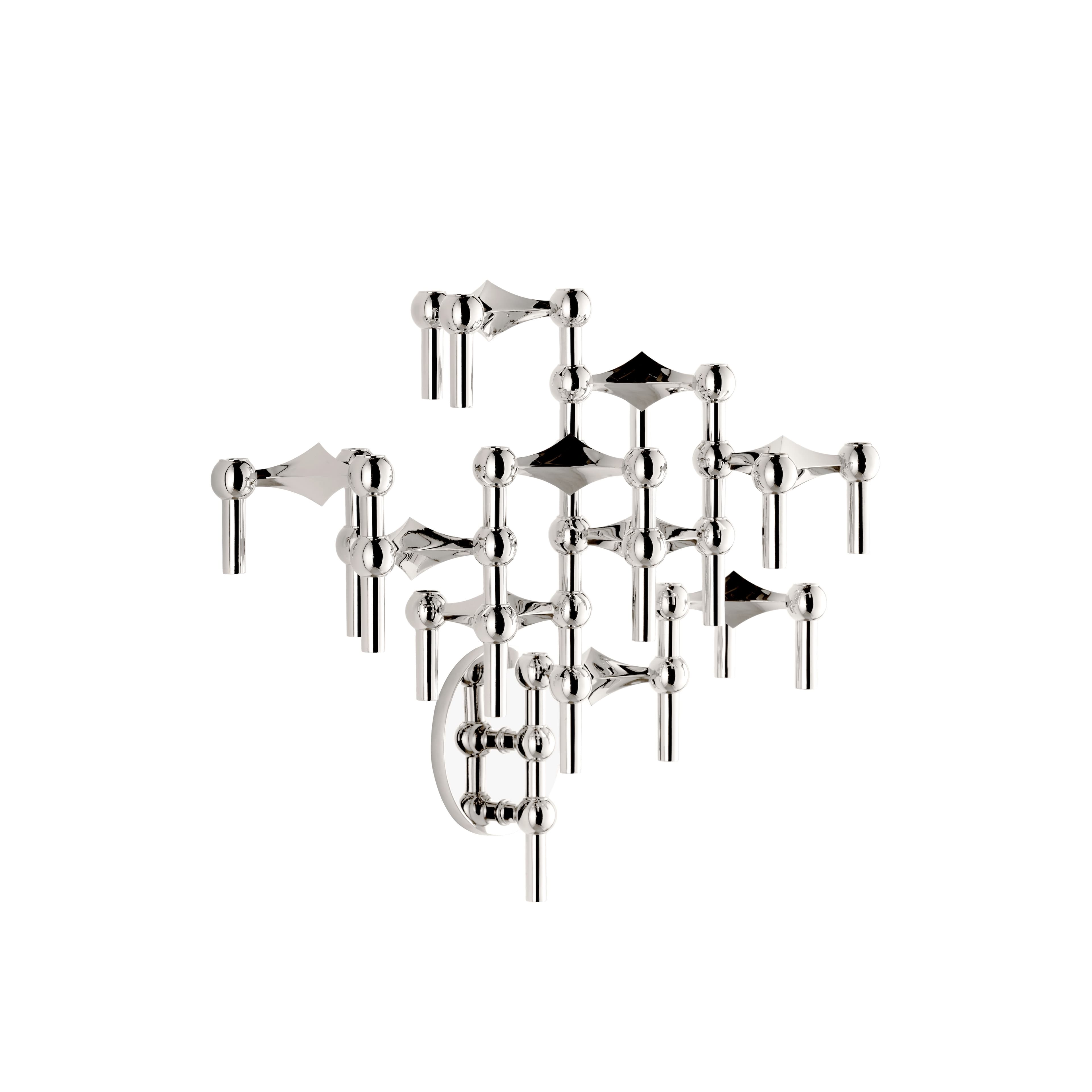 STOFF Nagel Wandleuchte Chrome