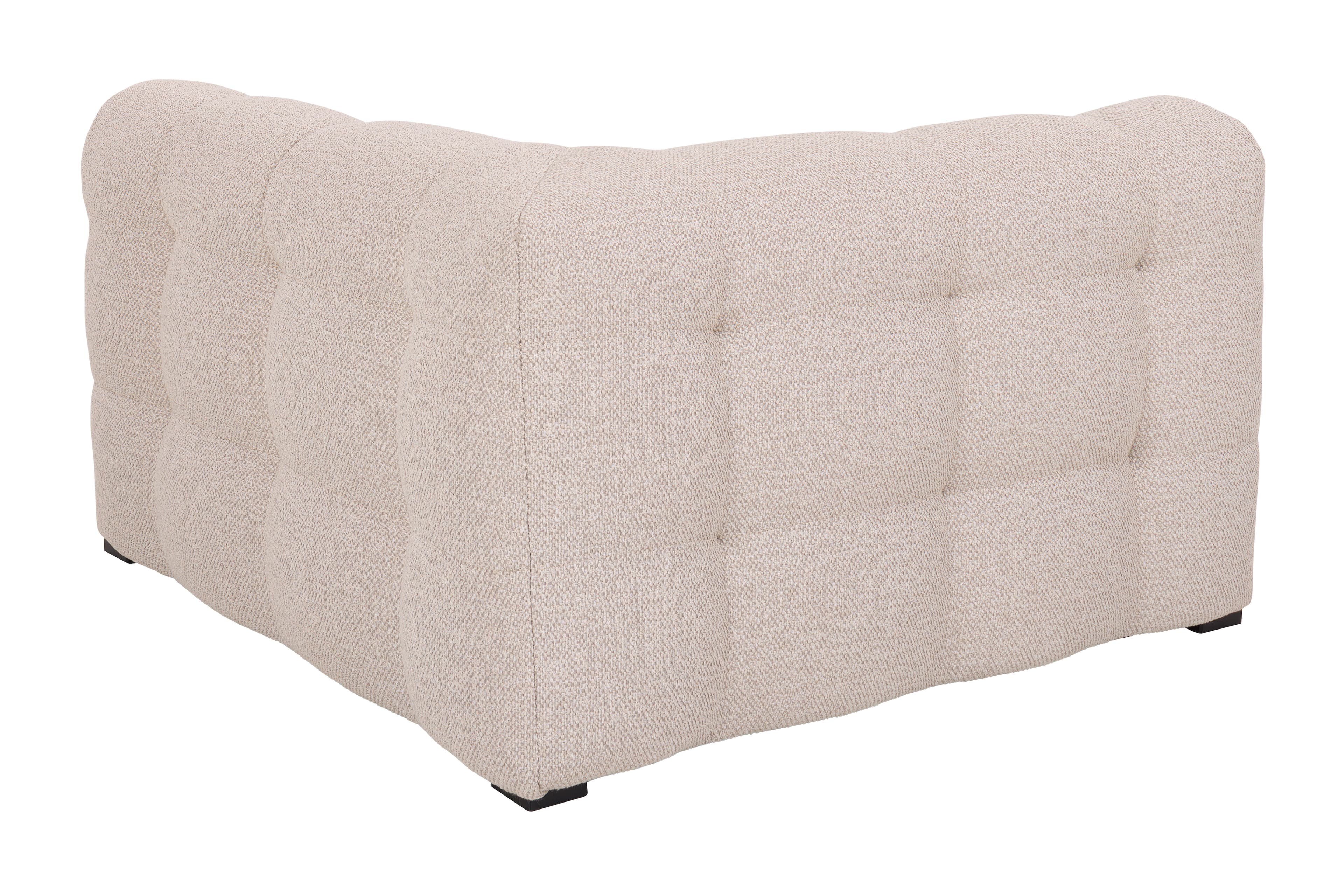 Billie Eckenmodul Beige Bouclé 120cm