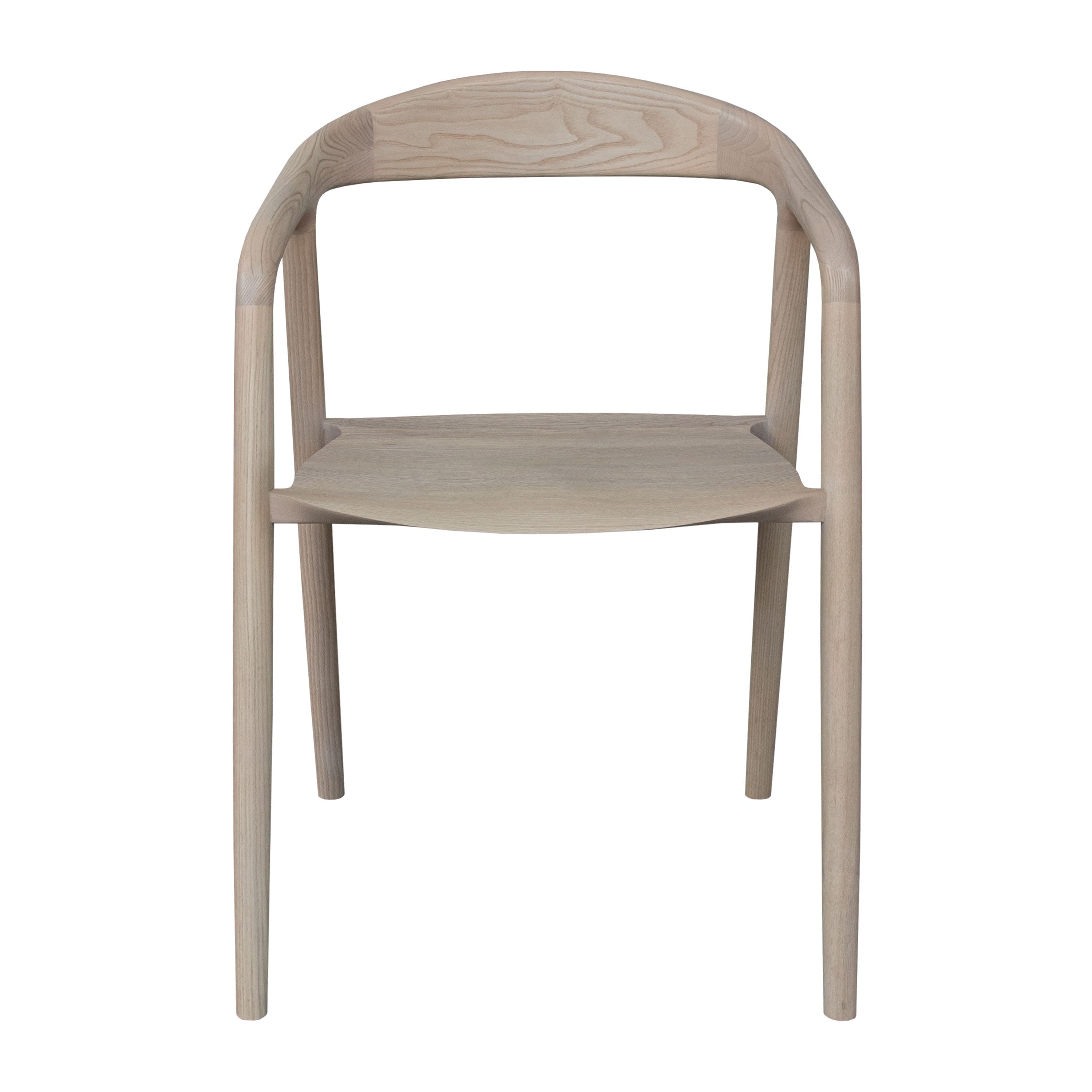 Casper Armchair White Oiled Oak