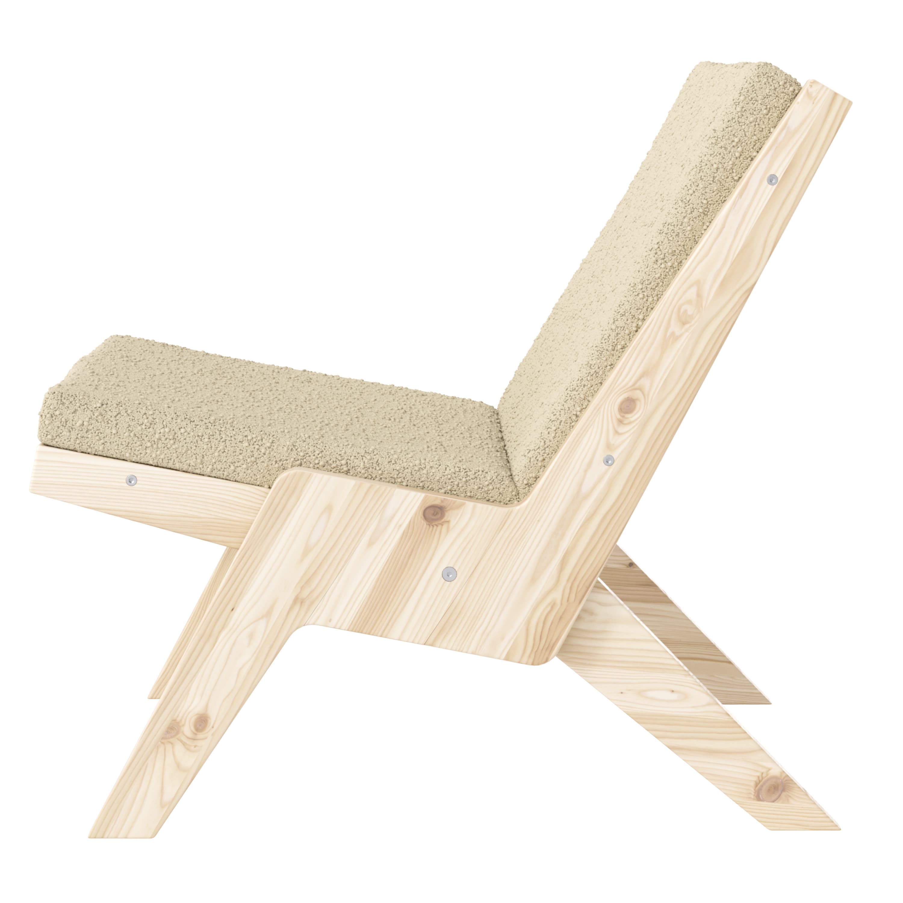 Sway Loungestol Natur/Pebble Beige