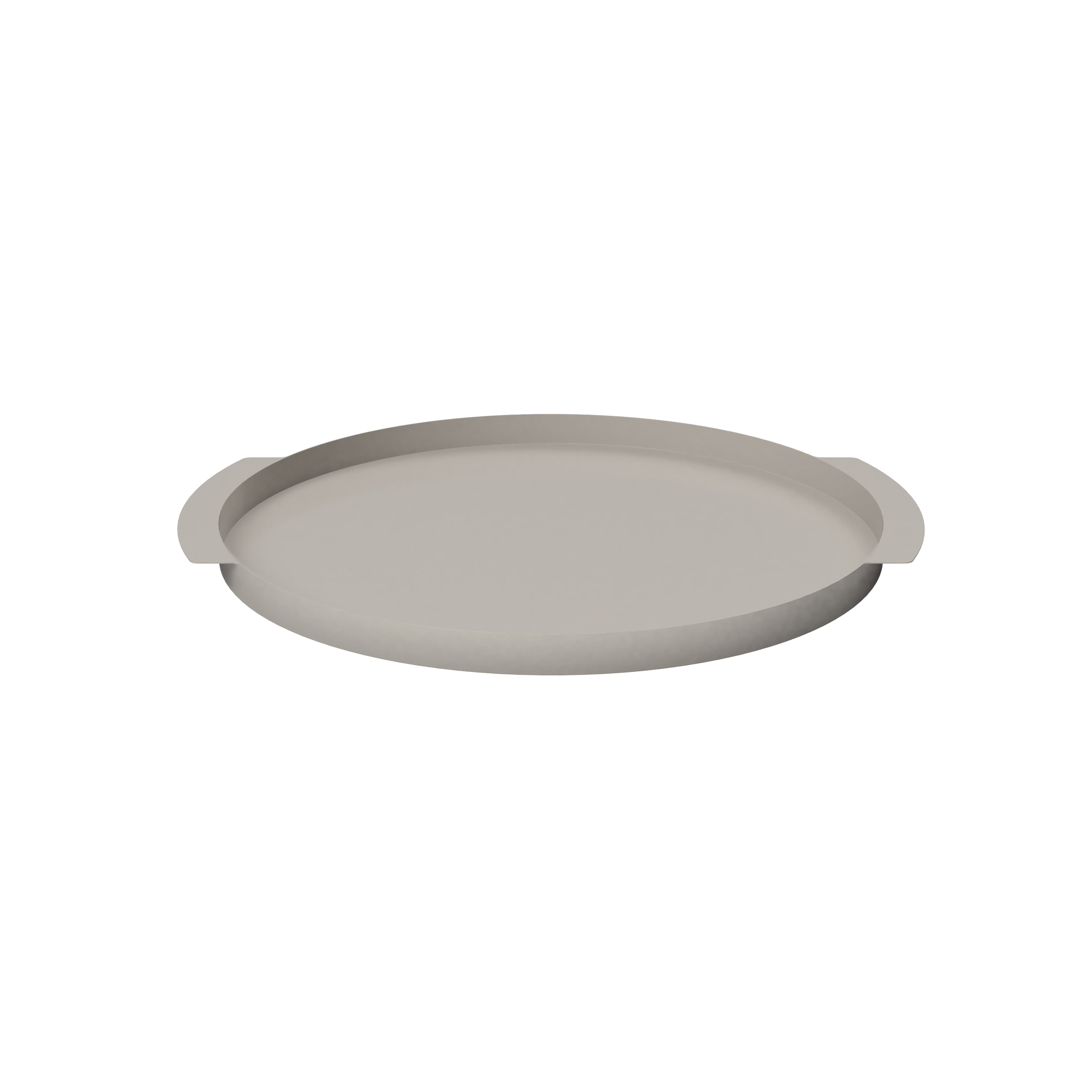 Tray Carry Circle Tablett Sand 35cm
