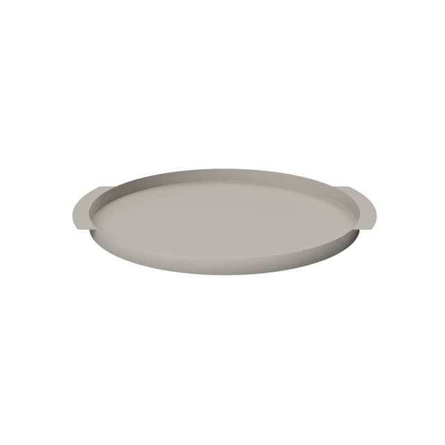 Tray Carry Circle Tray Sand 35cm