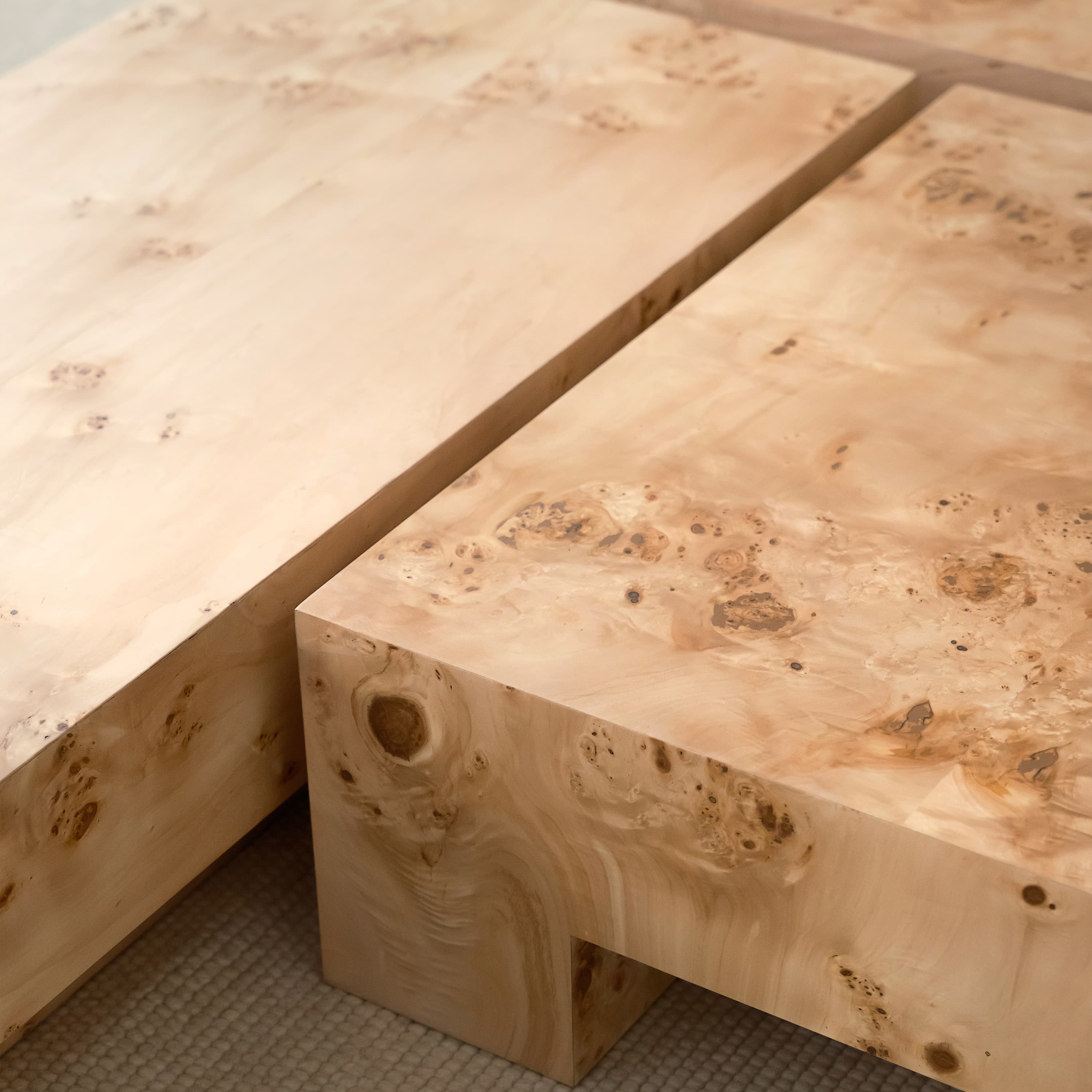 Chunky Coffee Table Poplar 90x90