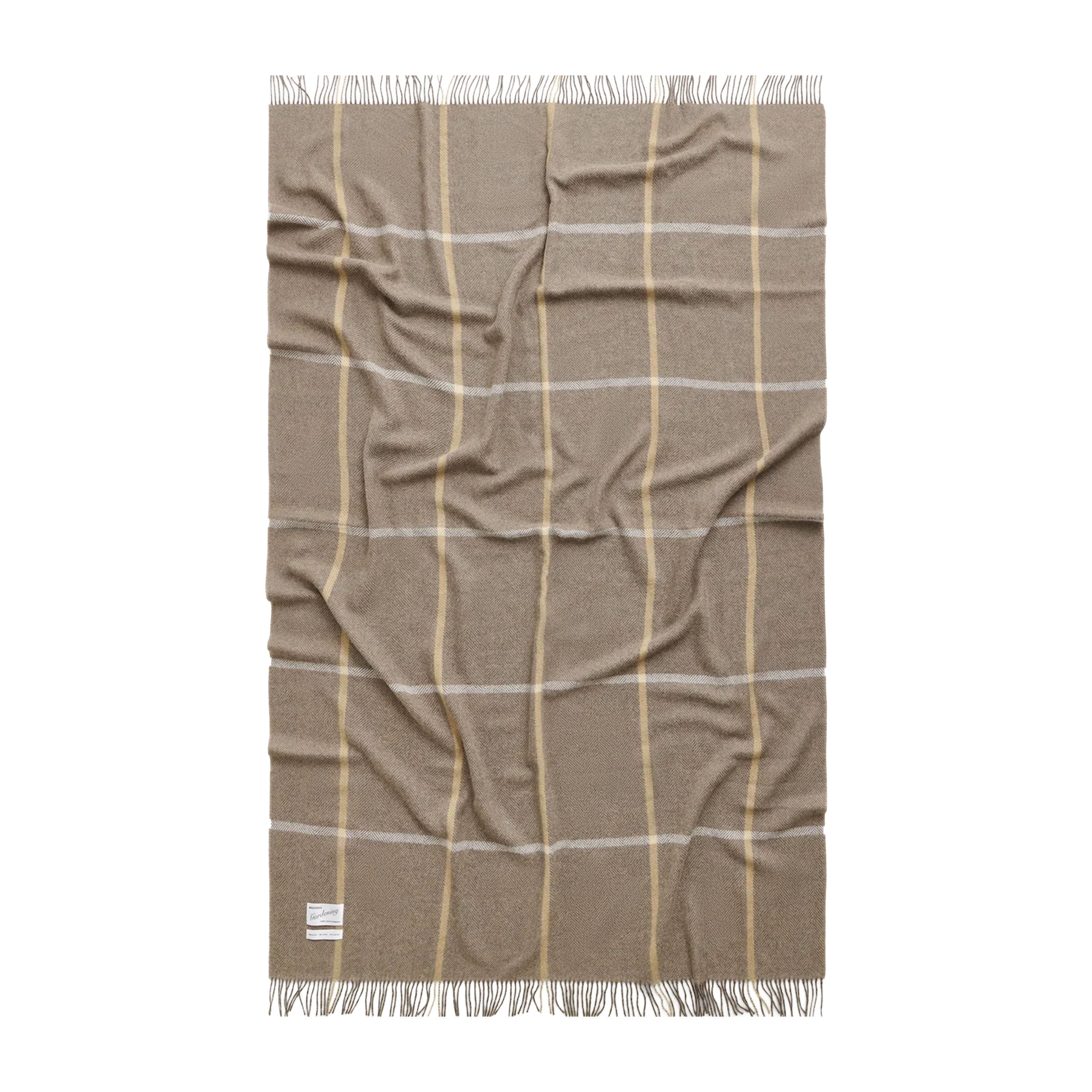 Princess Alpaka-Plaid Sage Beige