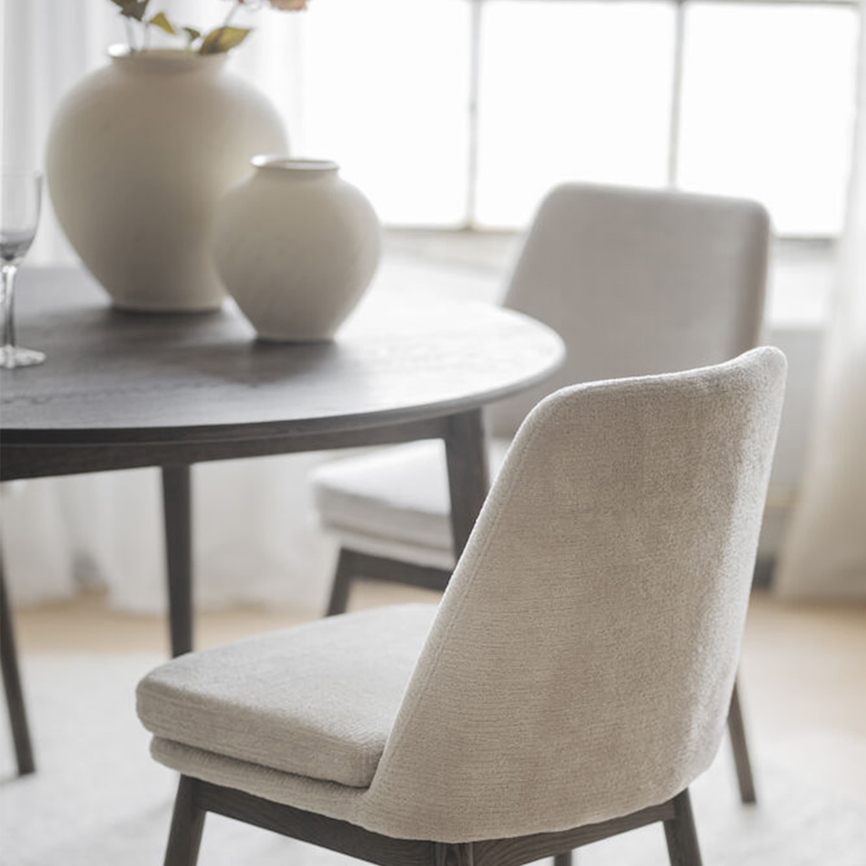 Tyler Dining Table Brown Ø120+45 cm