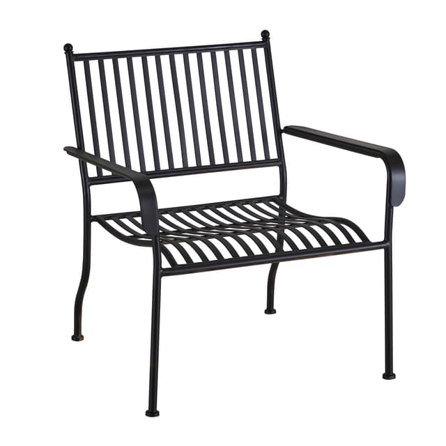 Venice Loungesessel Schwarz