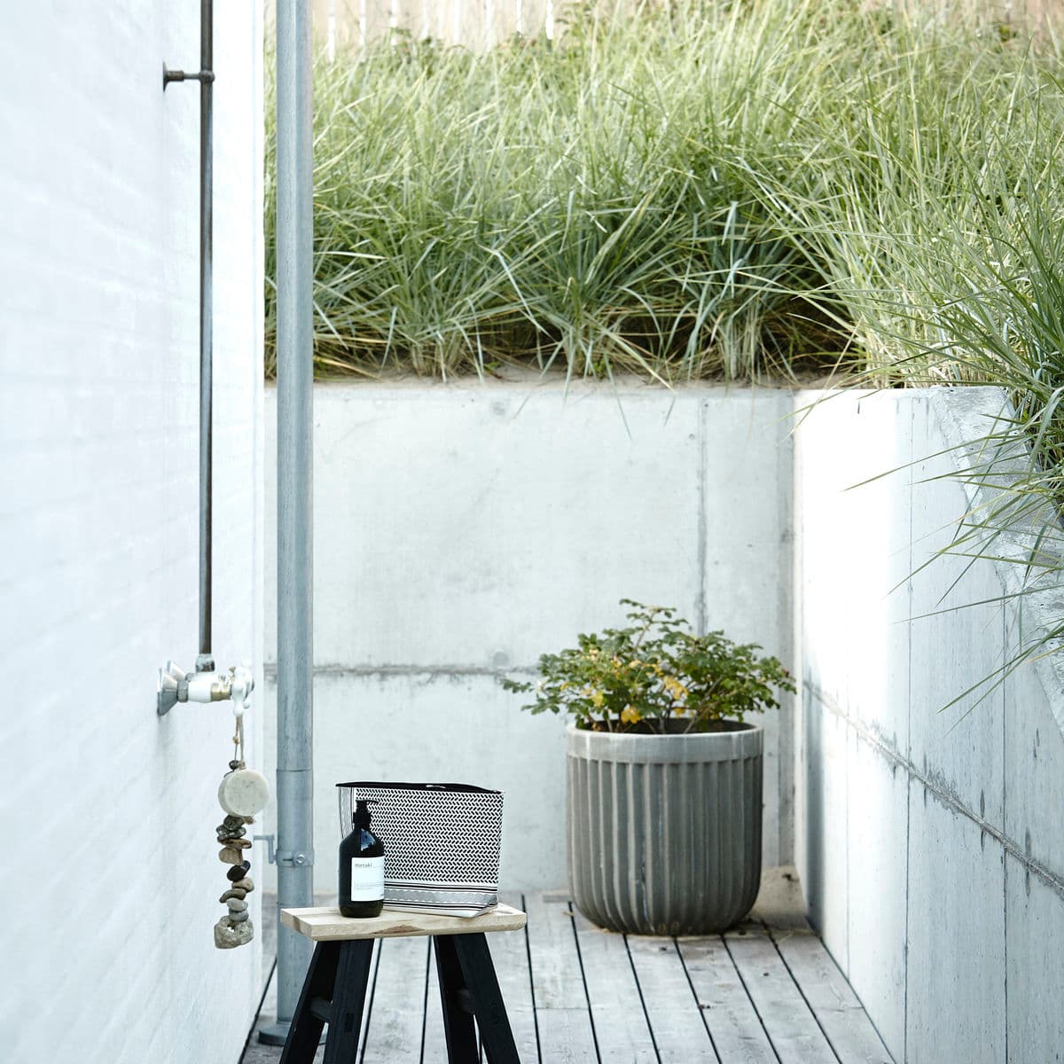 Concrete Topf Hellgrau