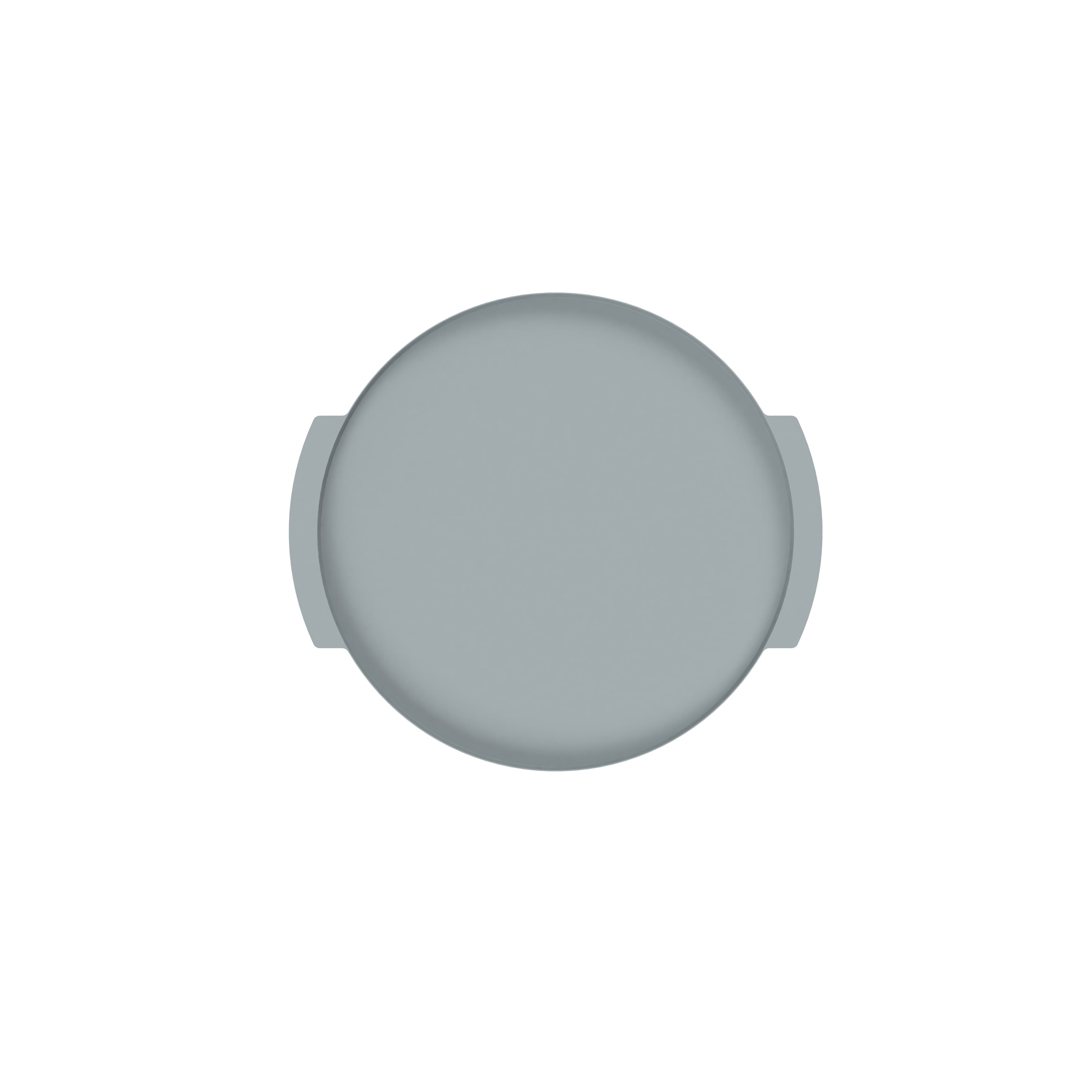 Tray Carry Circle Tablett Pale Blue 35cm