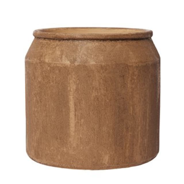 Uma Blumentopf Hellbraun Ø22