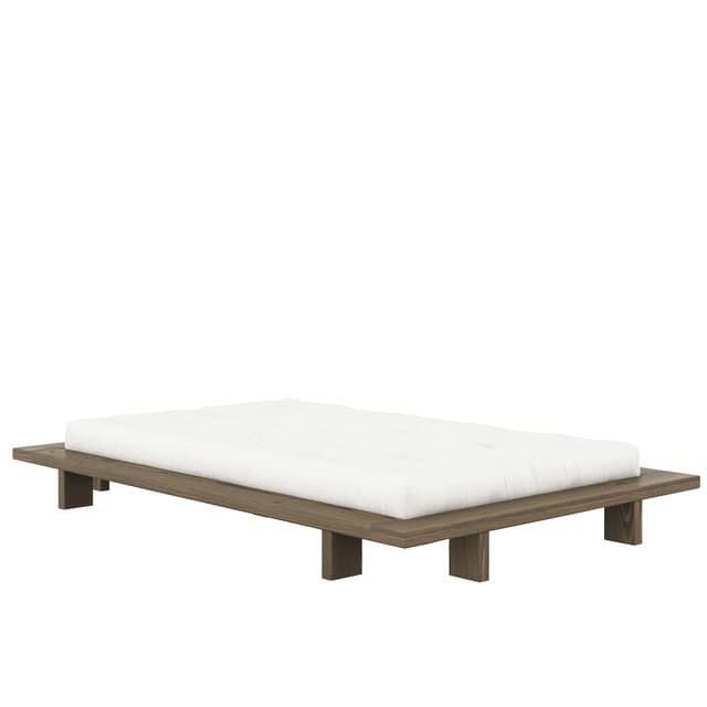 Japan Bettgestell Braun 90 cm