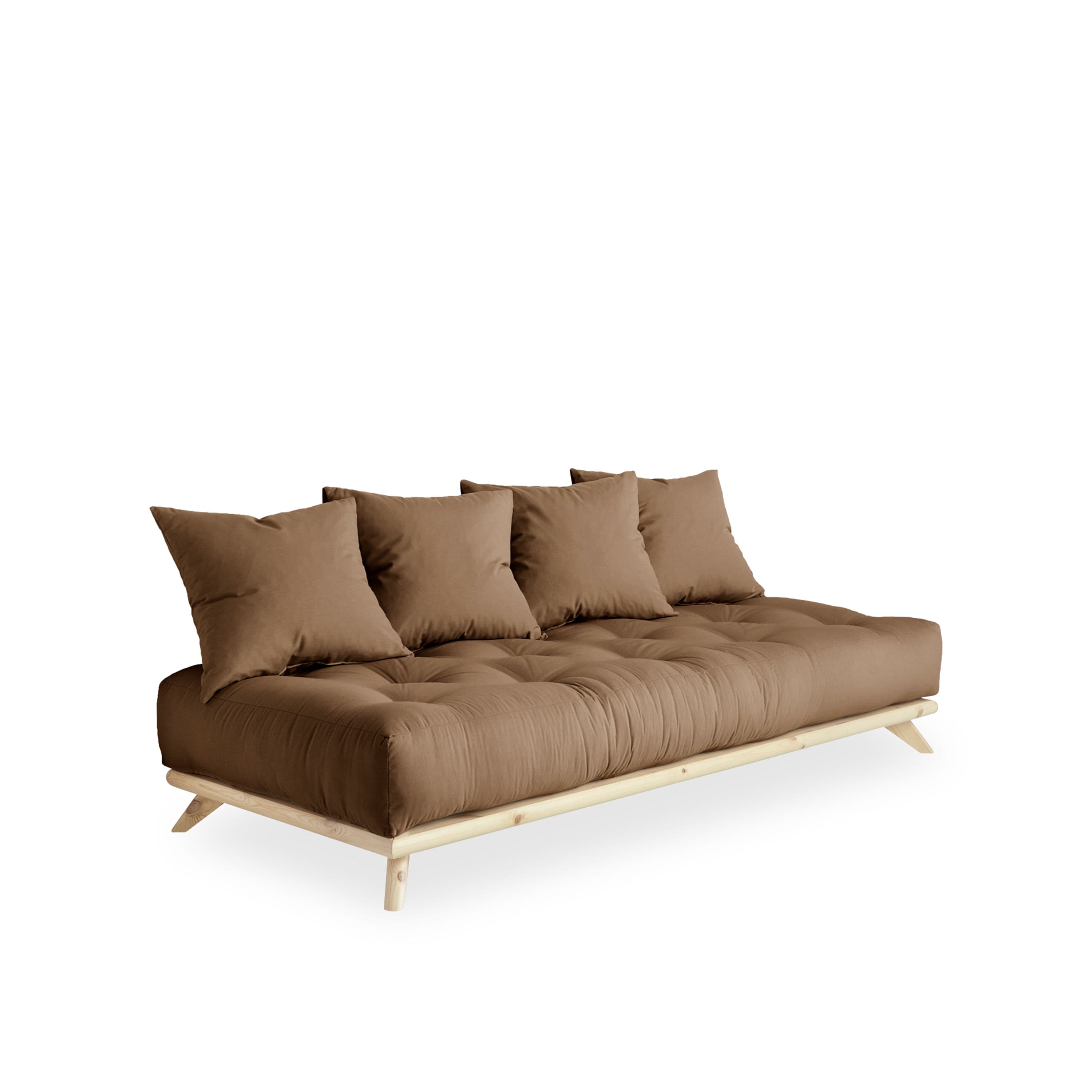 Senza Schlafsofa Natur/Mocca 200cm