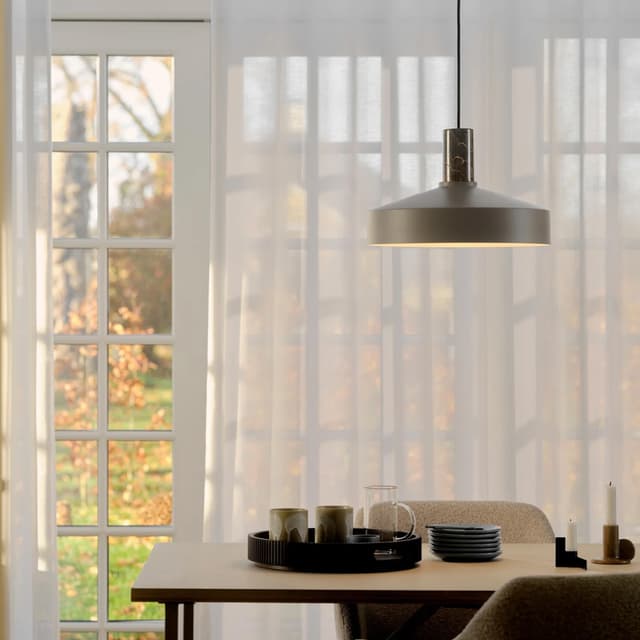 Elvas marble Pendelleuchte Hellbraun Ø37