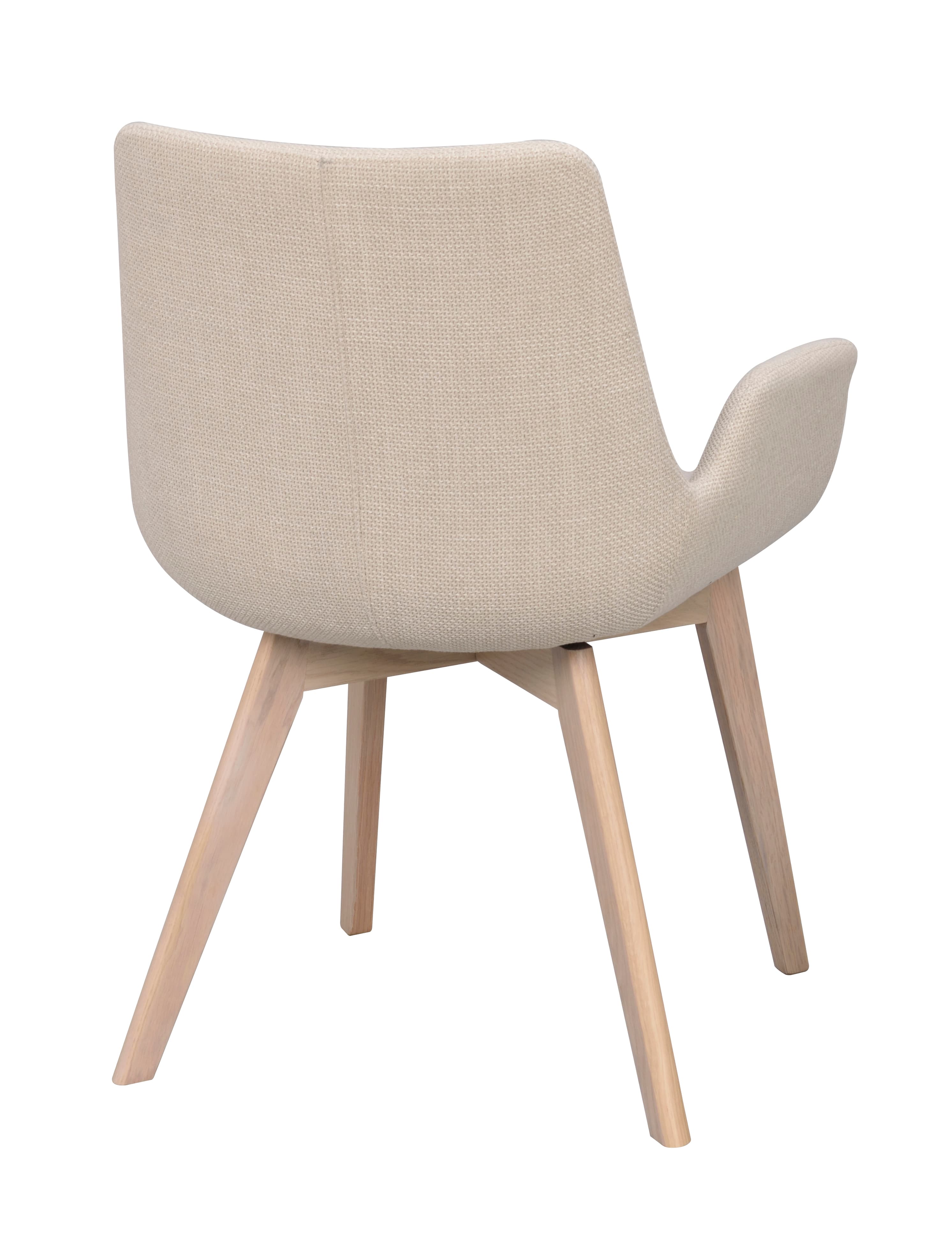 Drimsdale Dining Armchair Beige/White Washed