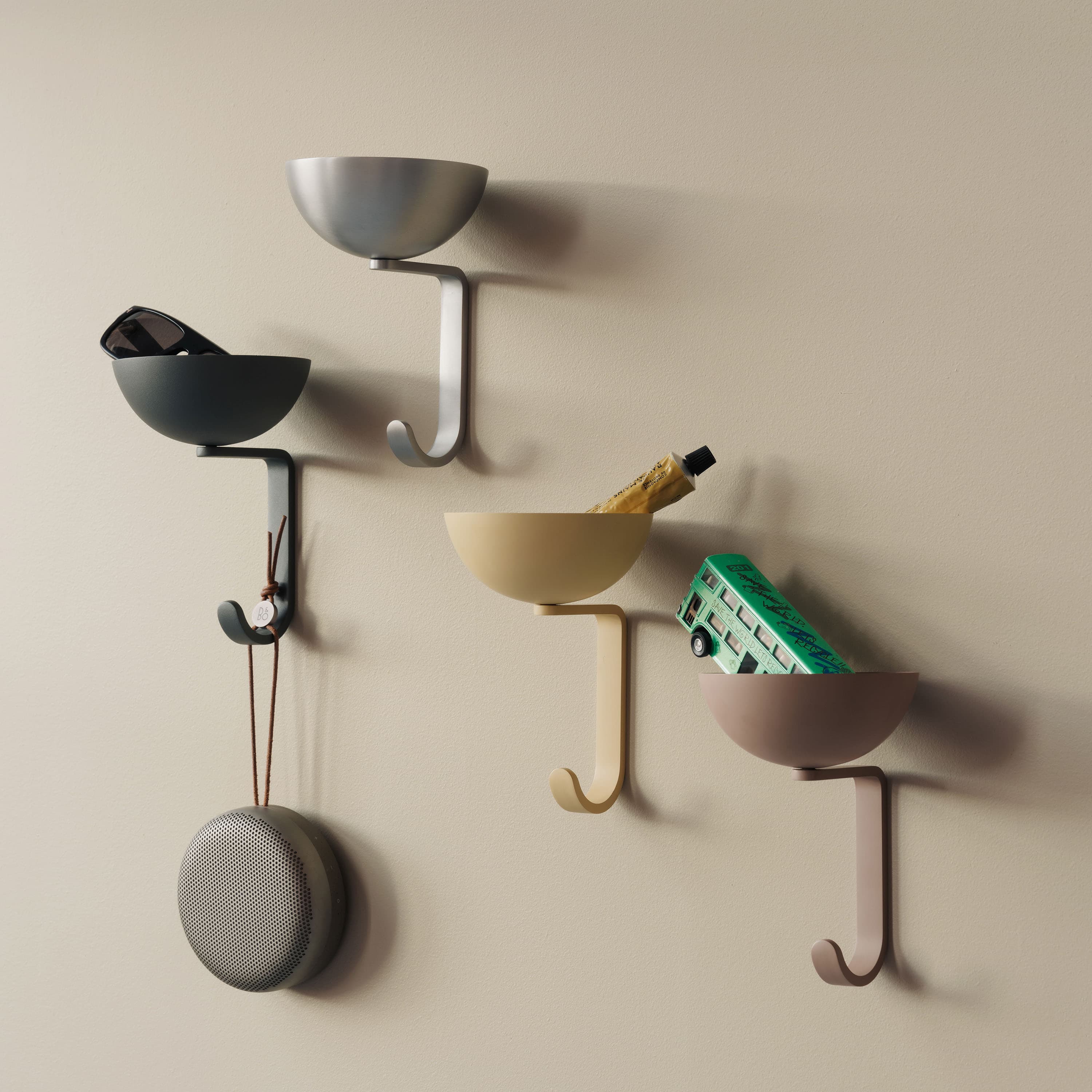 Nest Wandhaken Black Matt