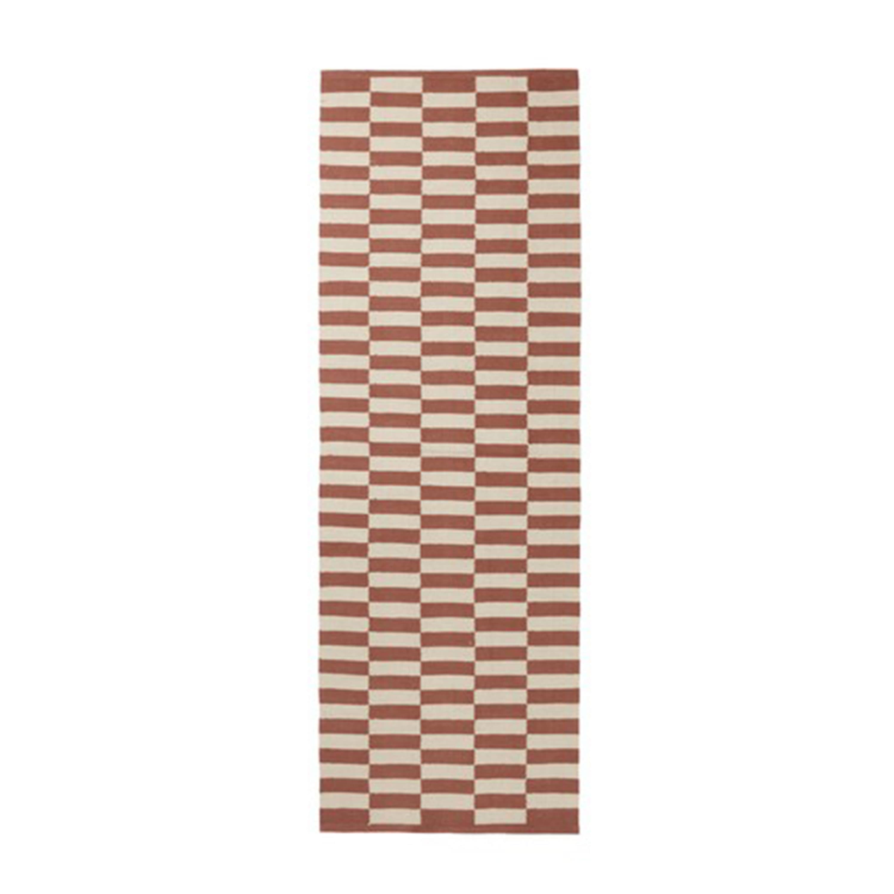Jane Baumwollteppich Rot 70x200