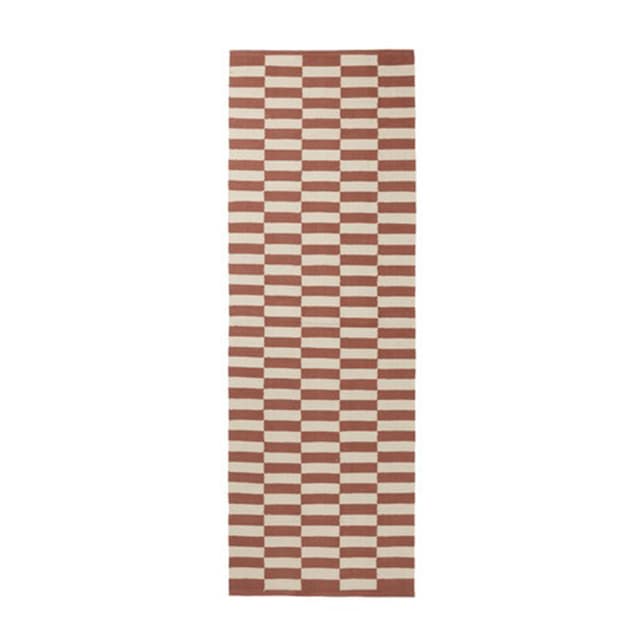 Jane Baumwollteppich Rot 70x200