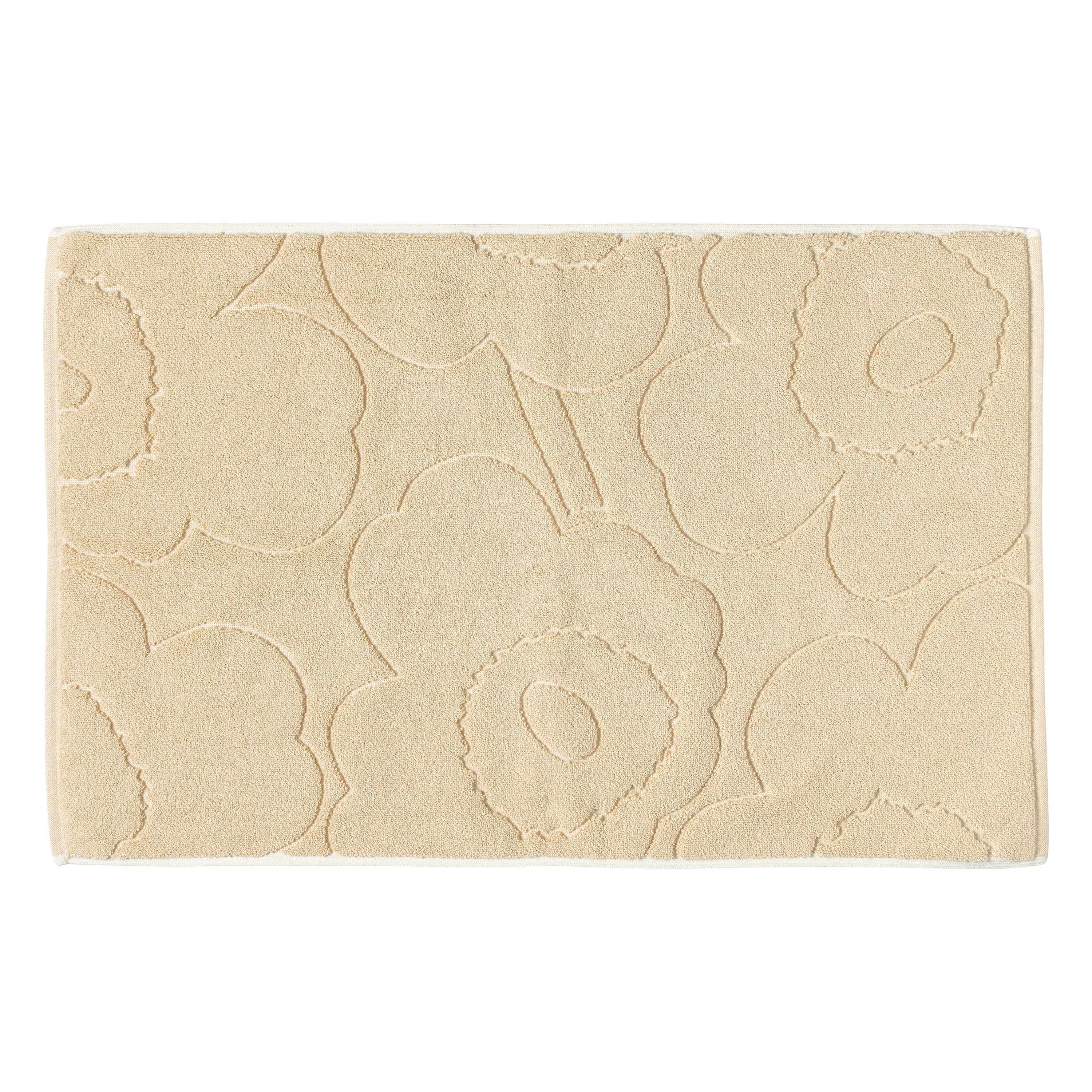Piirto Unikko Badematte Straw/Off White 80x50