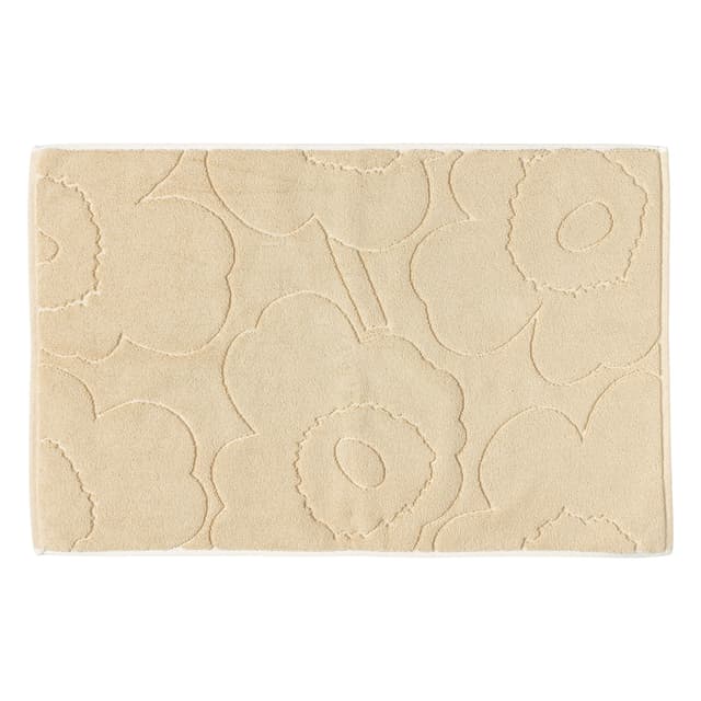 Piirto Unikko Badematte Straw/Off White 80x50