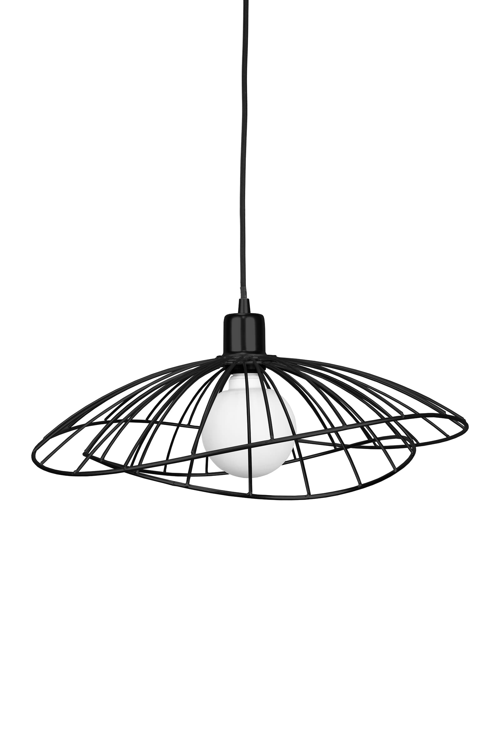Ray Deckenleuchte Schwarz Ø45