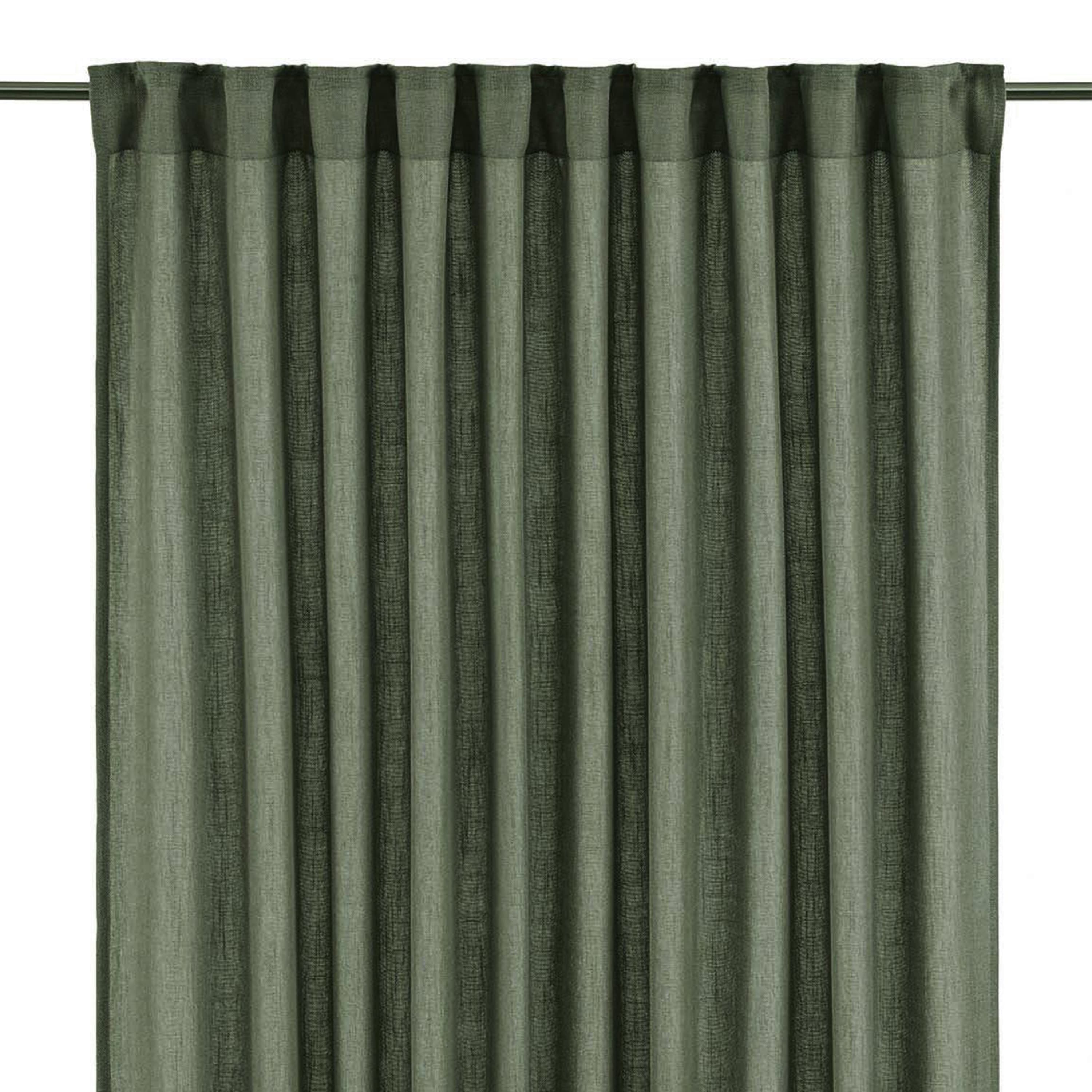 Cecil Curtain Length Moss 260cm Set of 2