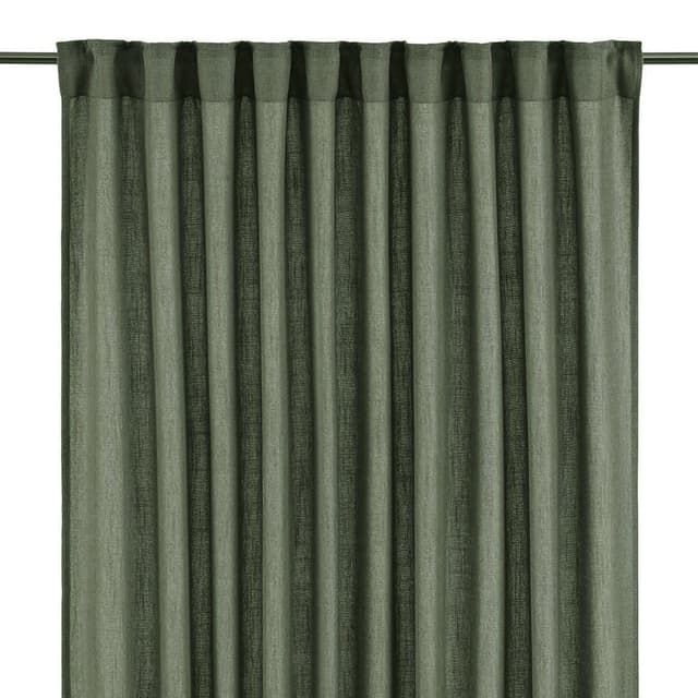 Cecil Curtain Length Moss 260cm Set of 2