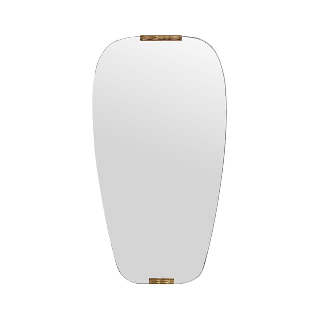 Clips Spiegel Golden/Antik Aluminium 54x100