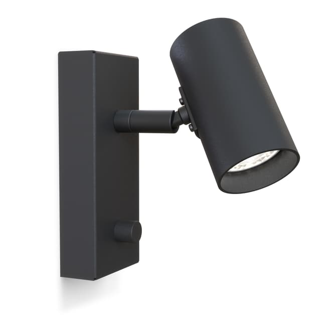 Tyson Wall Lamp Black Texture
