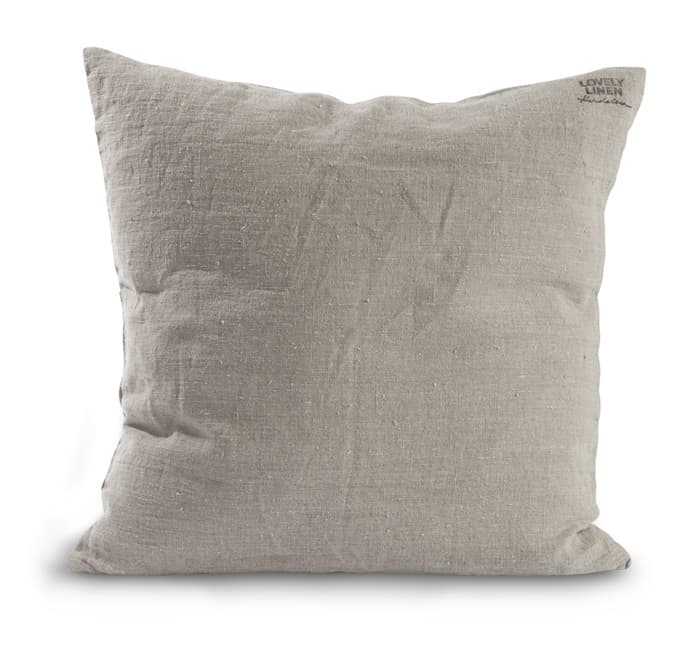 Lovely Kissenbezug Leinen Natur Beige 50x50