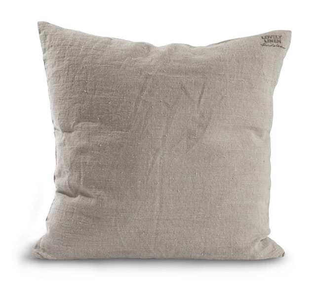 Lovely Kissenbezug Leinen Natur Beige 50x50