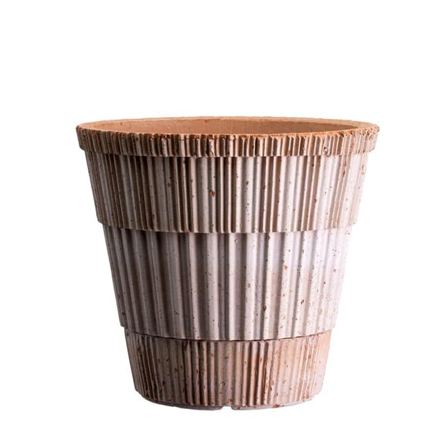 Atlas Pot Raw Pink Terracotta Ø25