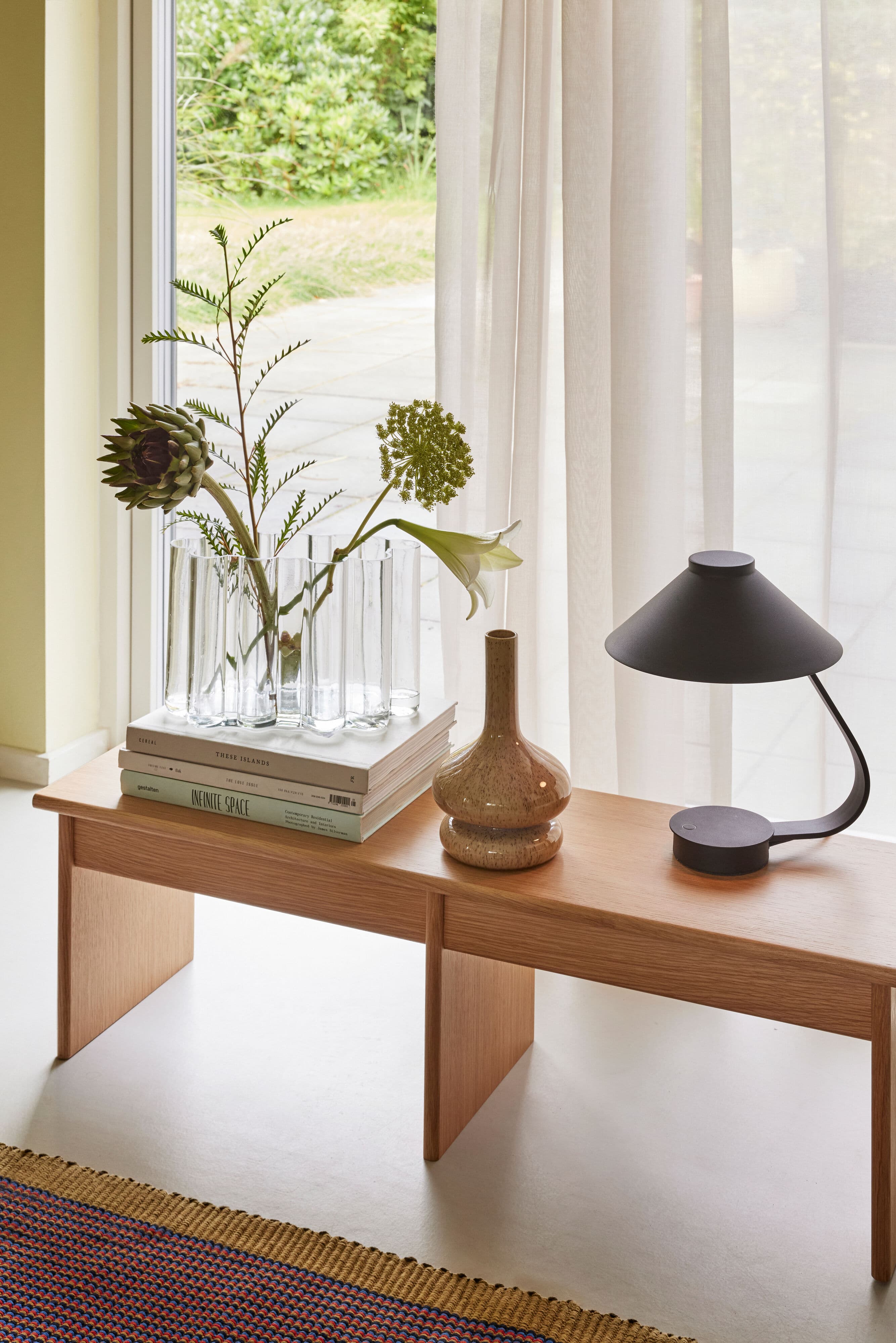 Doppio Seitentisch Natur 99x30