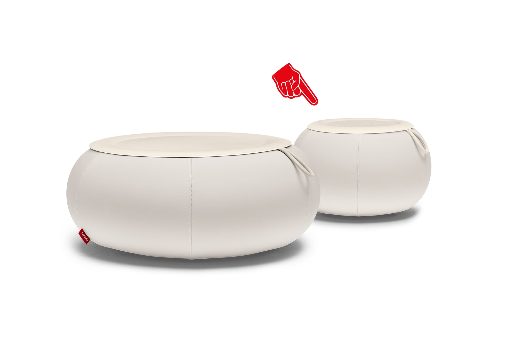 Humpty Outdoor Side Table Pebble Ø65