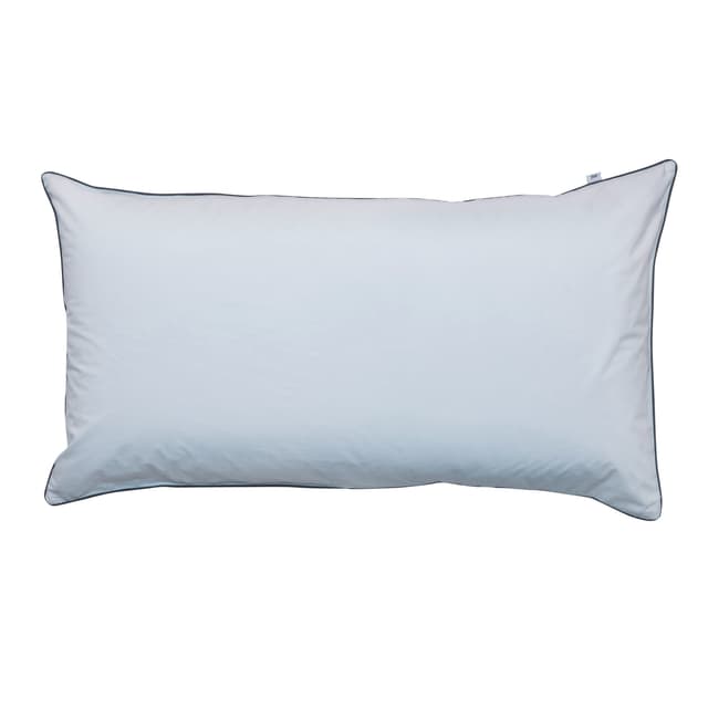 Powder Pillowcase Organic Light Blue/Dark Blue 50x90