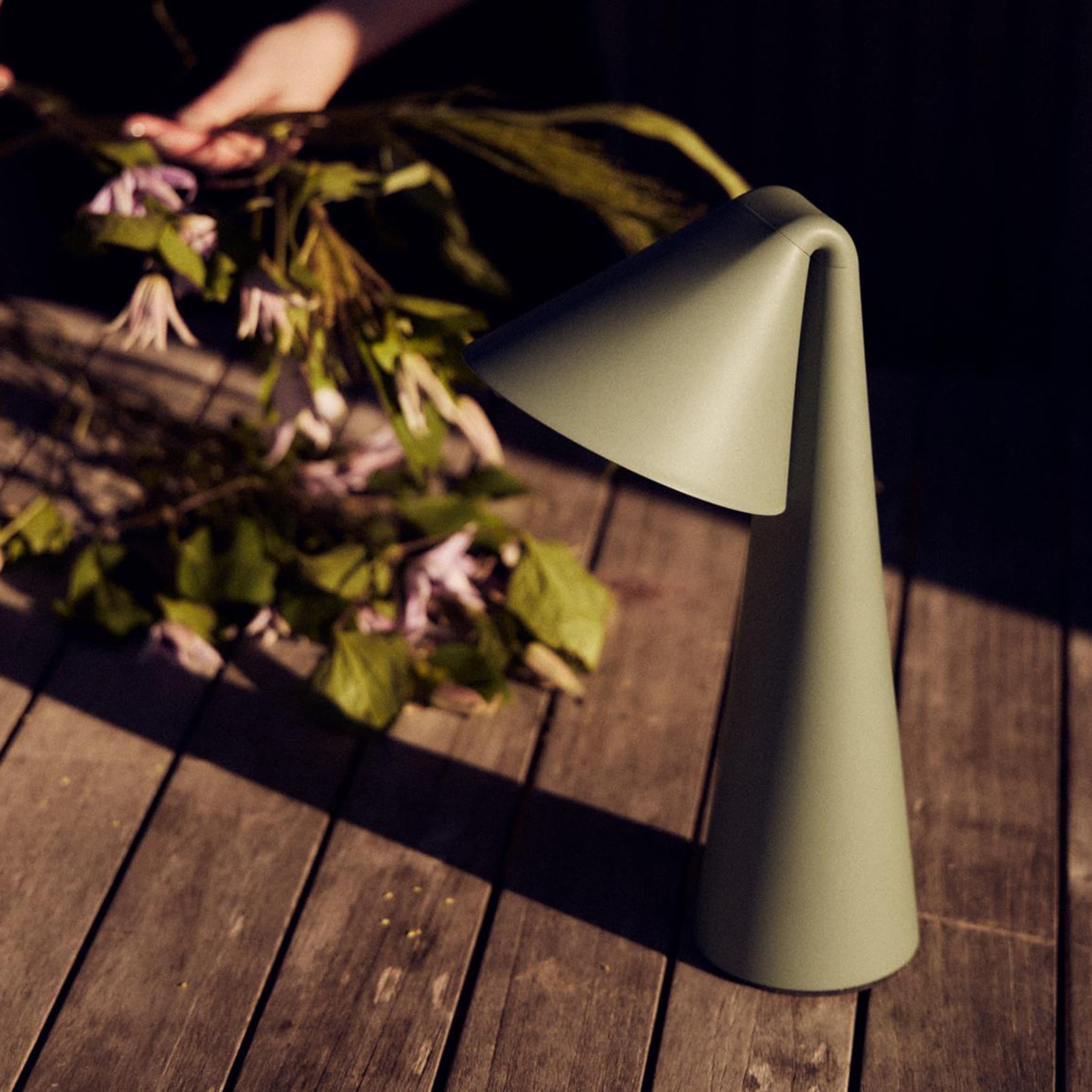 Ami Por Portable Table Lamp Sage Green 31cm
