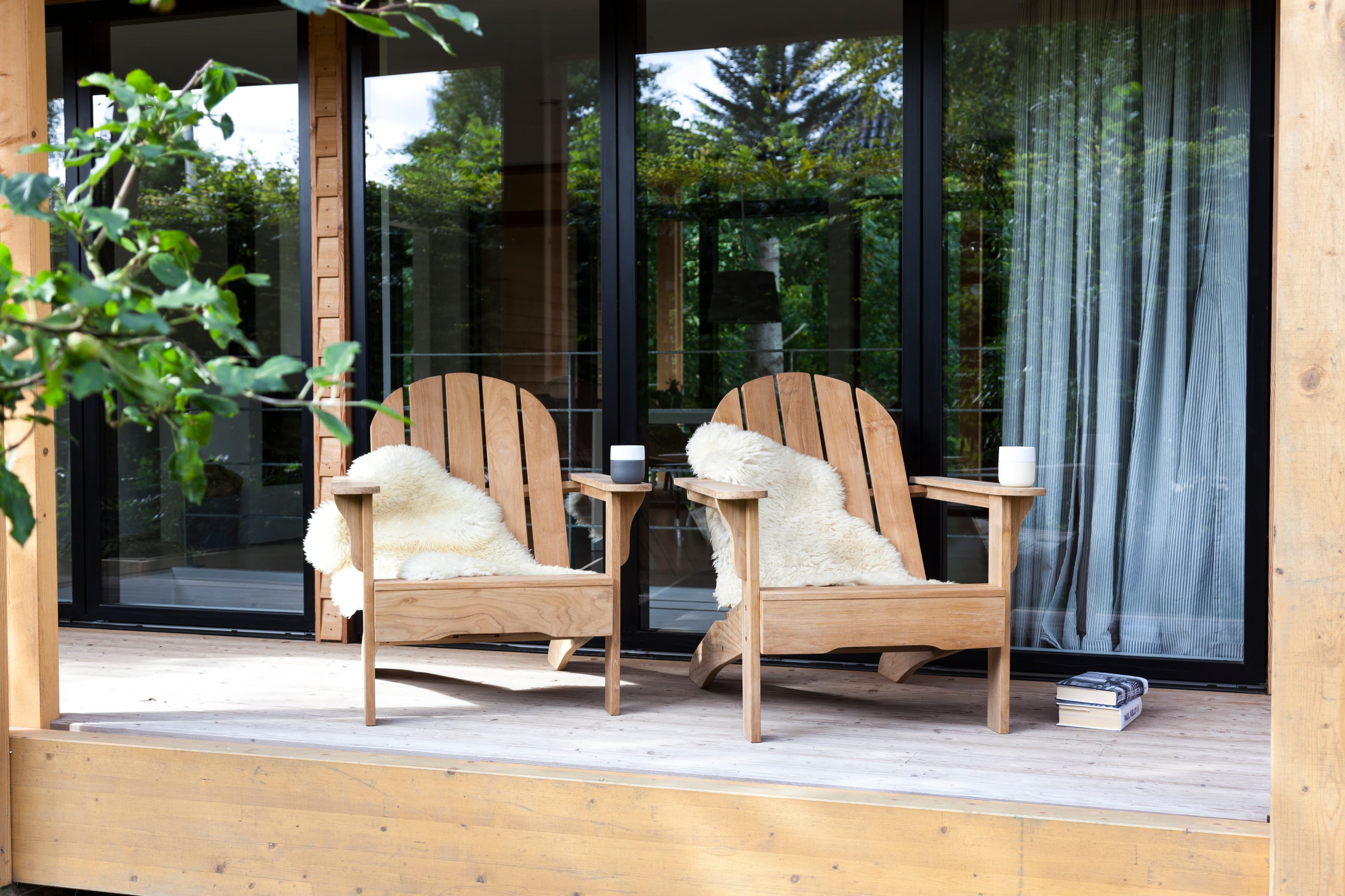 Adirondack Loungesessel aus Teakholz