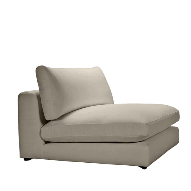 Capri 1.5-seater Sofa Module Taupe 120cm