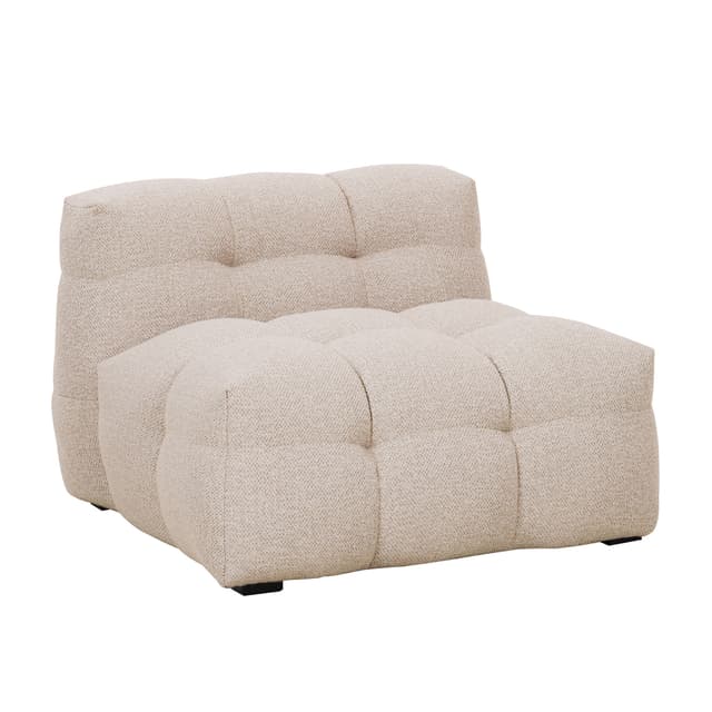 Billie Loungesessel Beige Bouclé 89cm