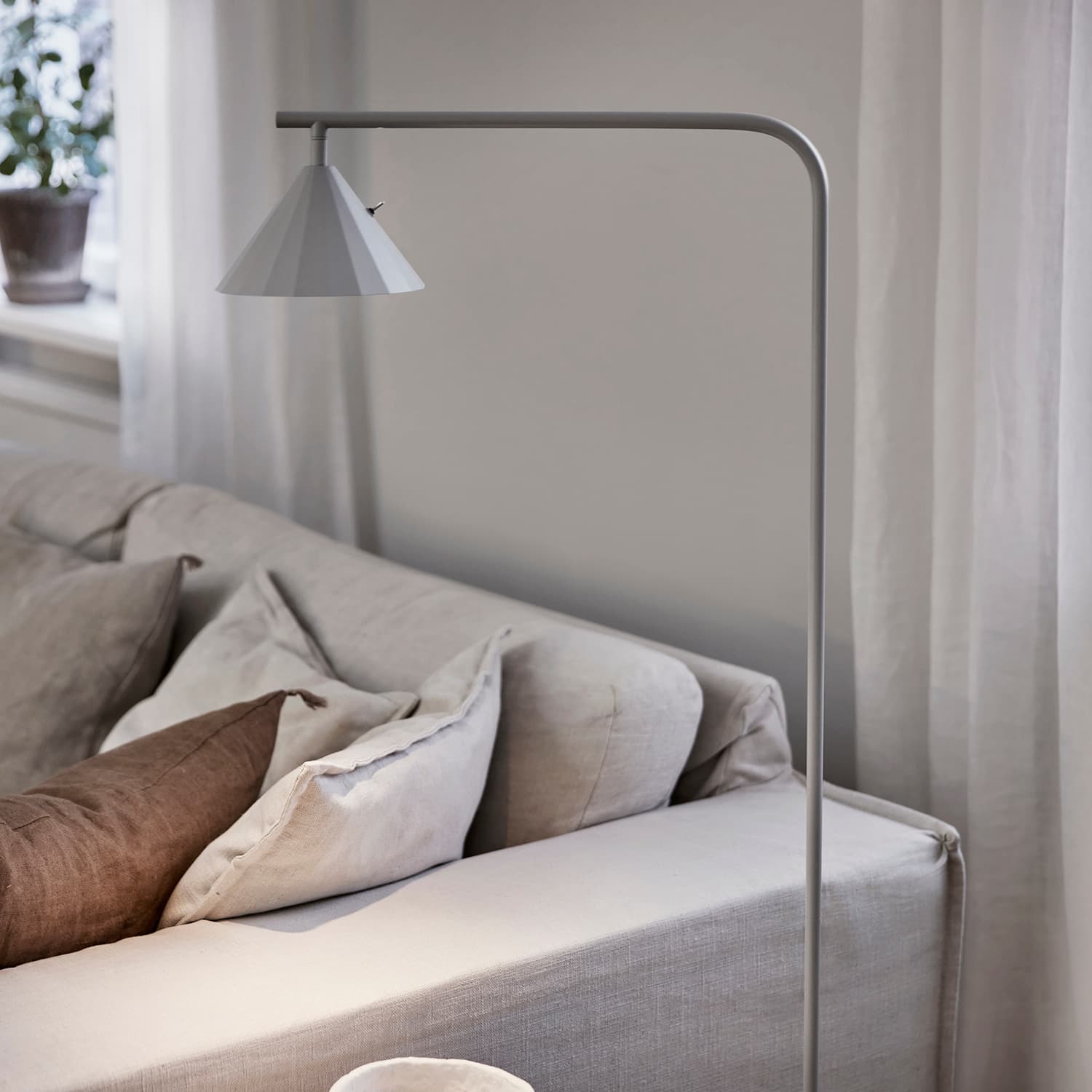 Rain Stehlampe Beige