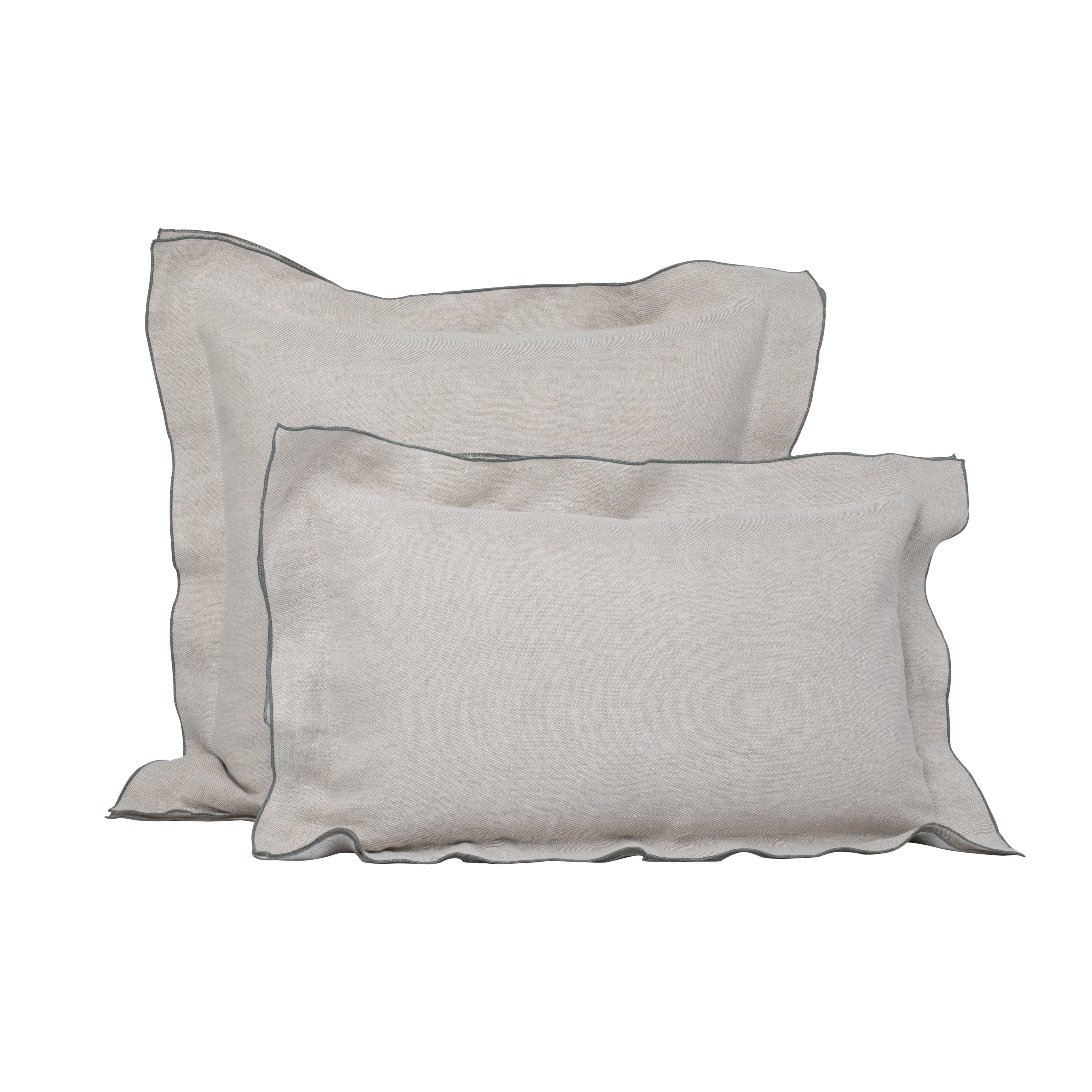 Siena Kissenbezug Beige/Grün 50x50