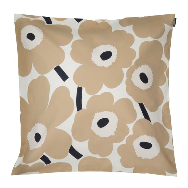 Pieni Unikko Kissenbezug Beige/Weiß 50x50