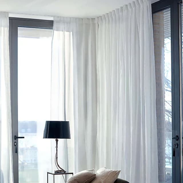 Dalsland Linen Curtain White 250cm