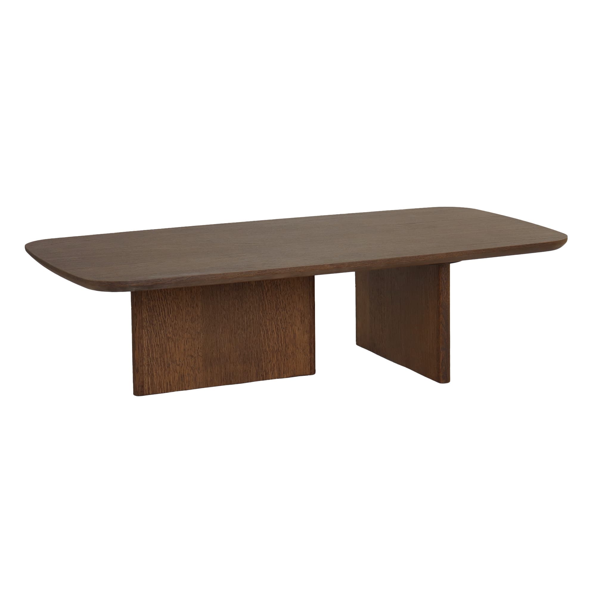 Ivy Coffee Table Brown Stained Oak 120cm