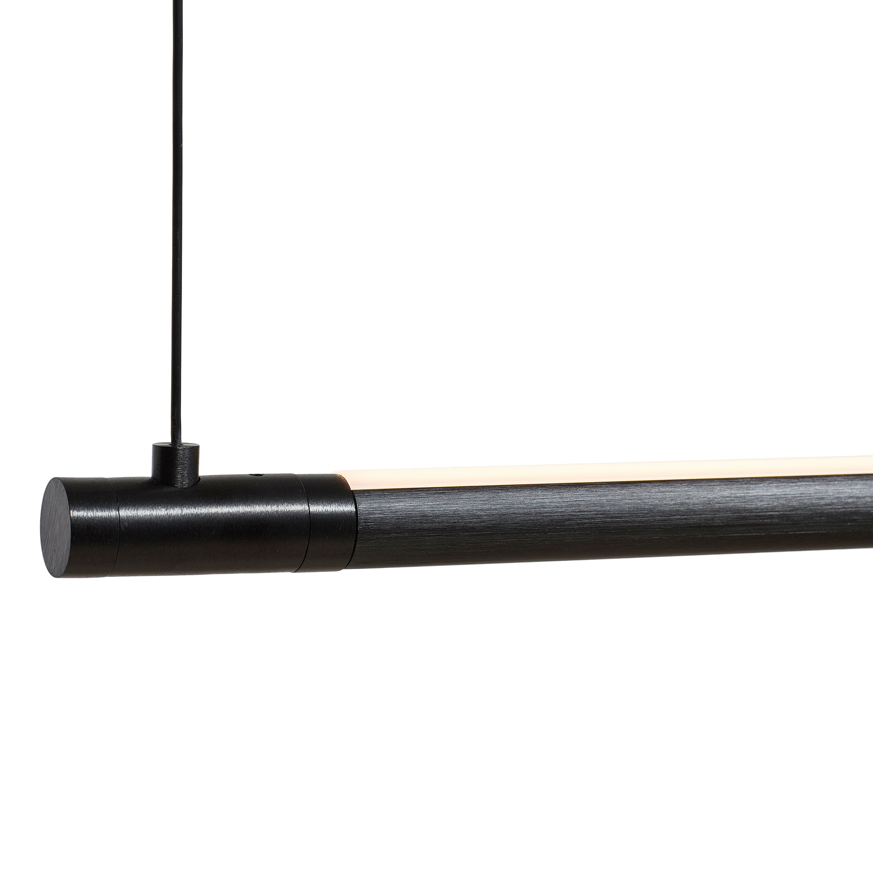Straw Deckenleuchte Schwarz 150cm